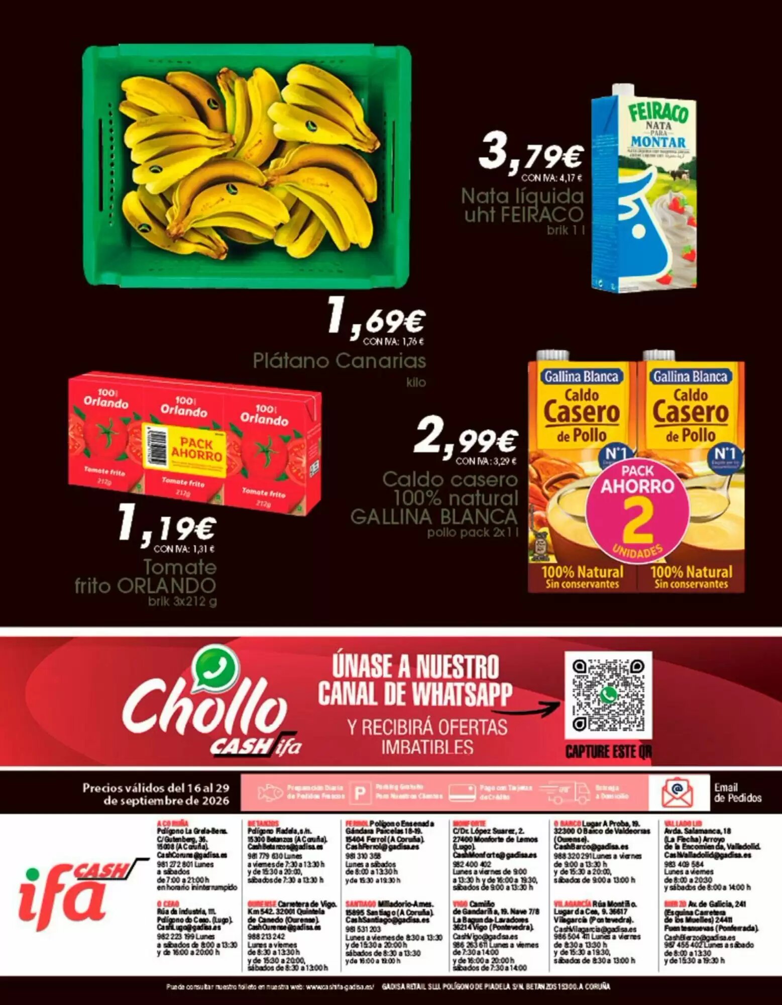Folleto promocional de Cash Ifa válido desde el 16/09/2026 - Página 20.