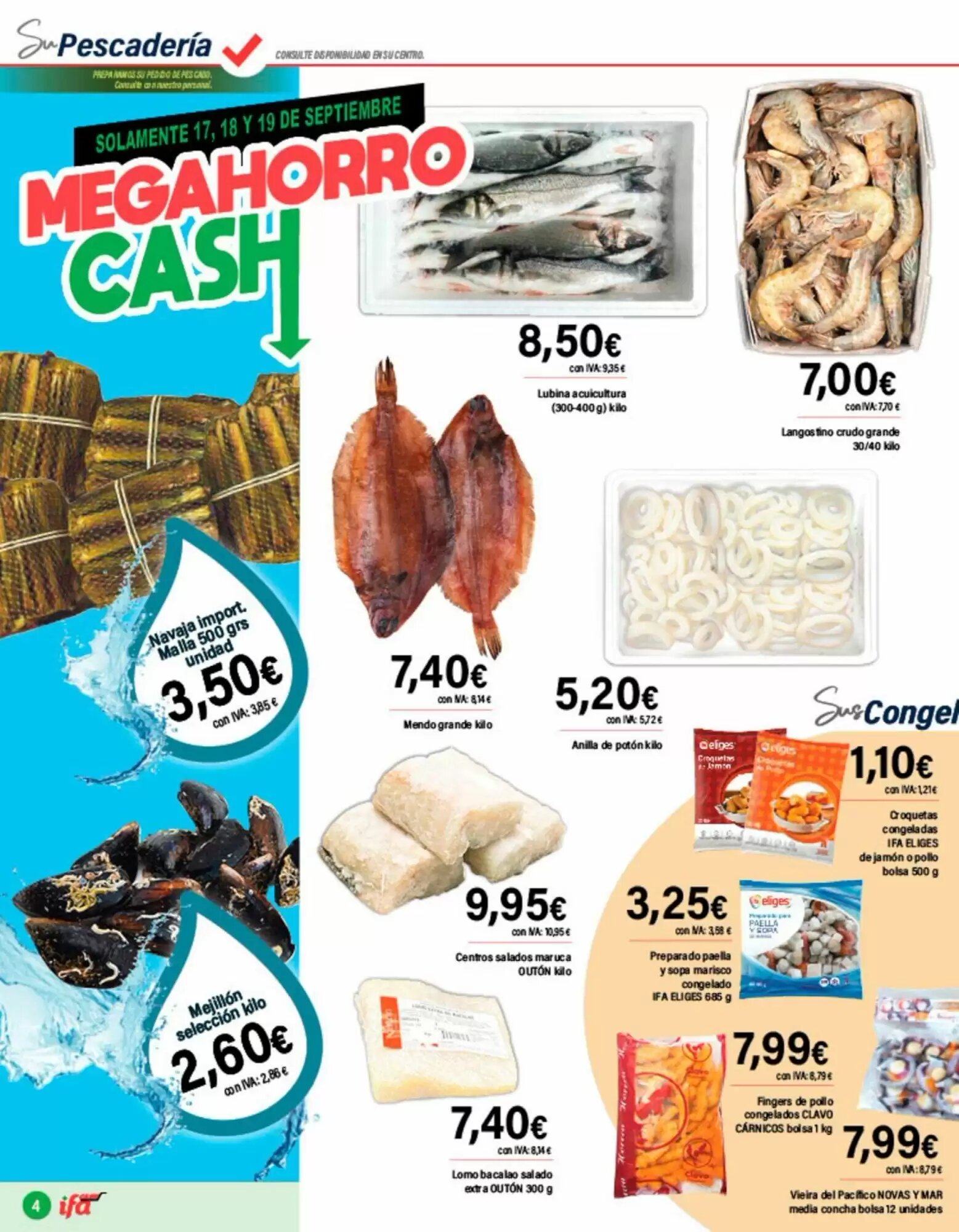 Folleto promocional de Cash Ifa válido desde el 16/09/2026 - Página 4.