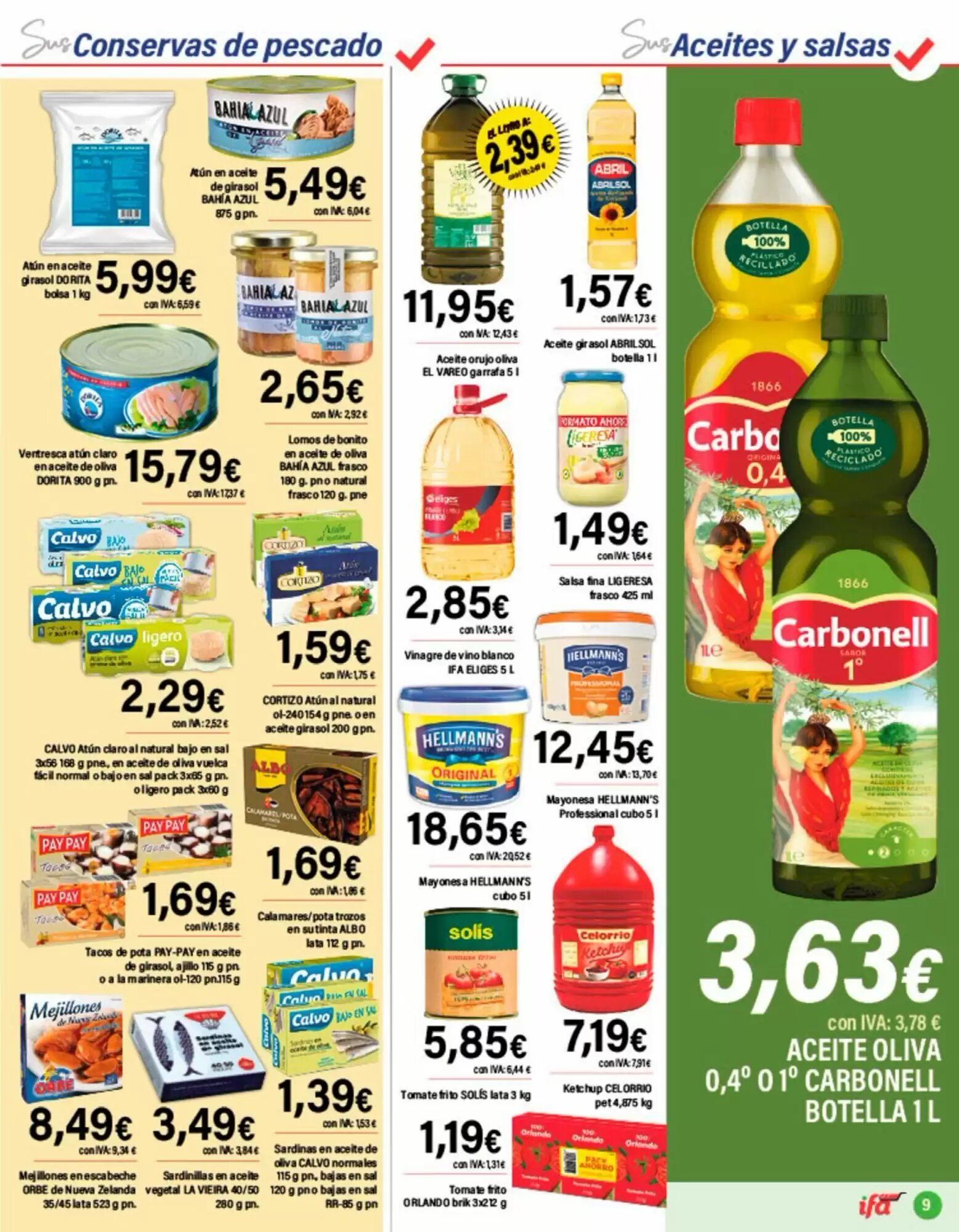 Folleto promocional de Cash Ifa válido desde el 16/09/2026 - Página 9.