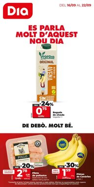 Folleto promocional de Dia válido desde el 16/09/2026