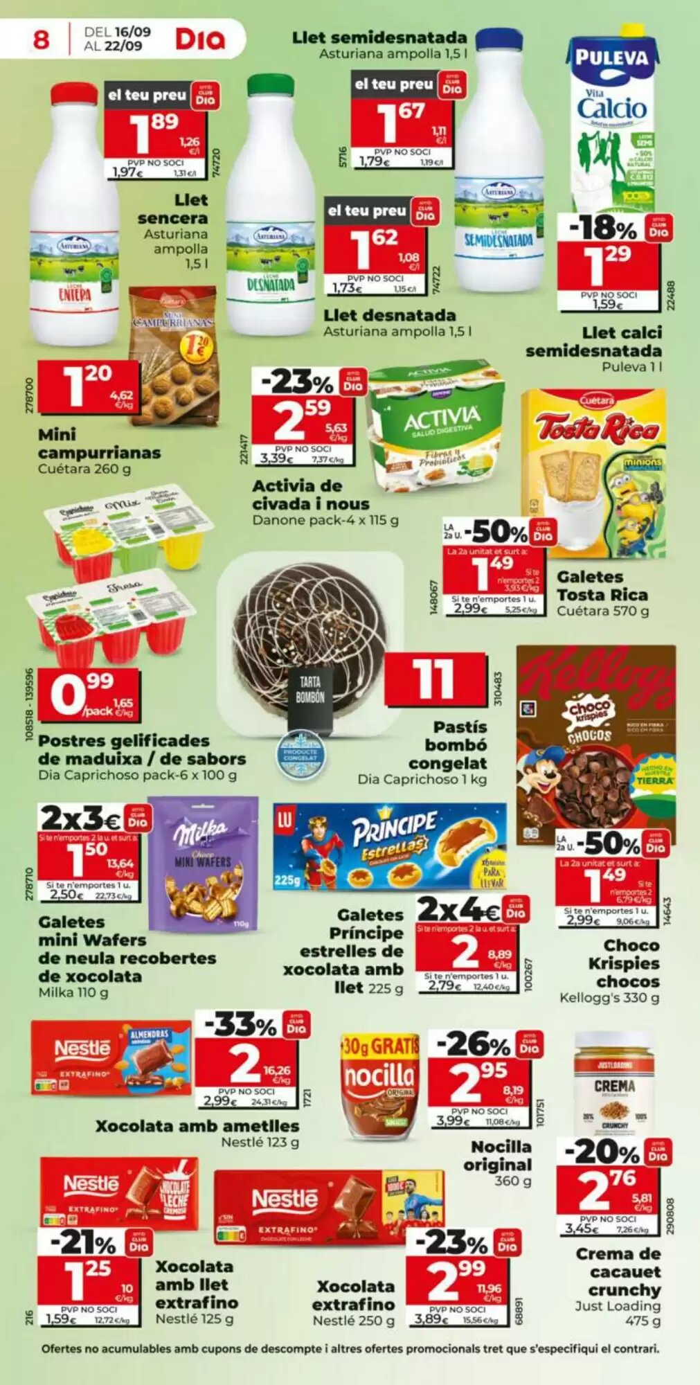 Folleto promocional de Dia válido desde el 16/09/2026 - Página 8.