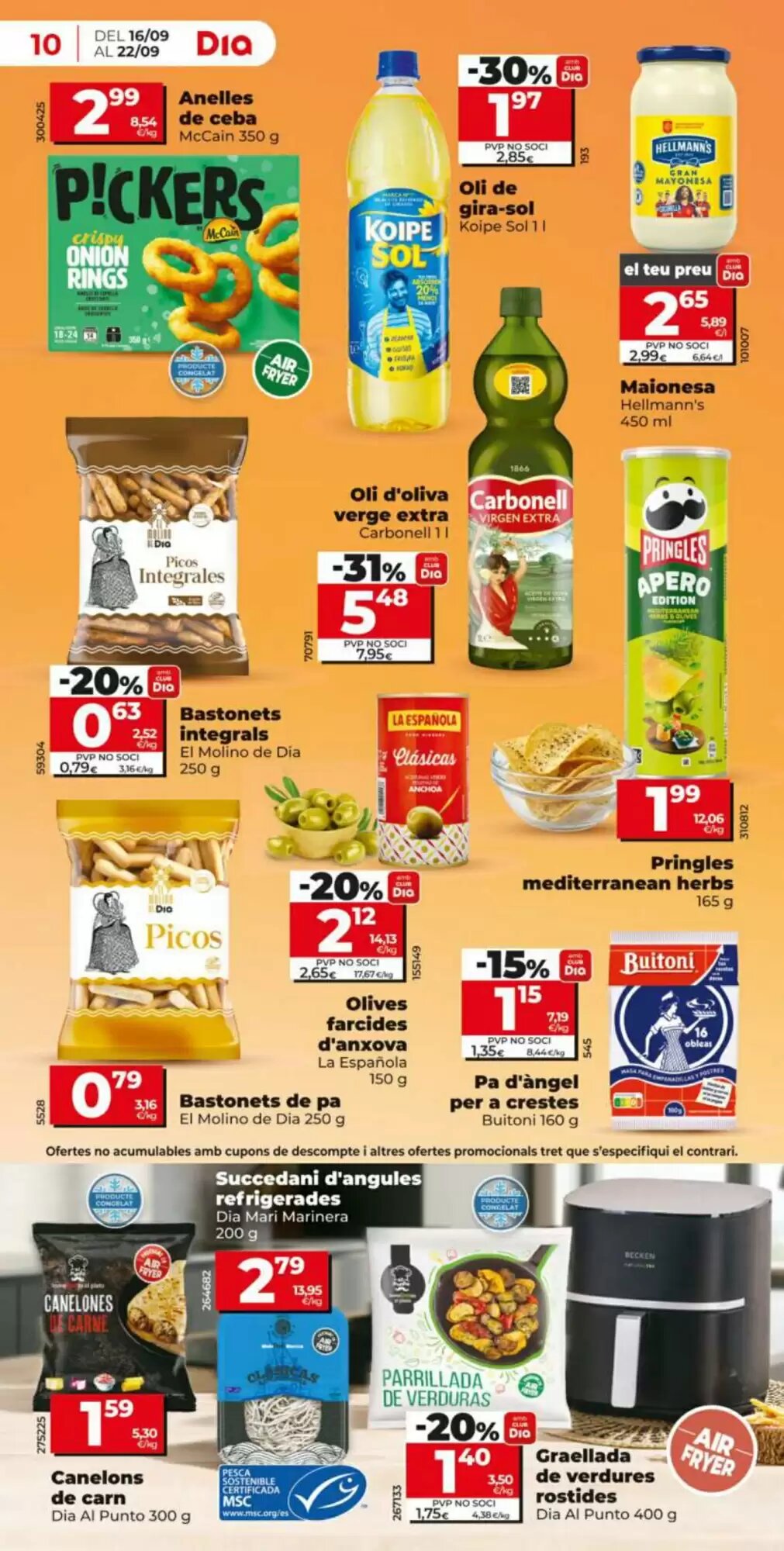 Folleto promocional de Dia válido desde el 16/09/2026 - Página 10.