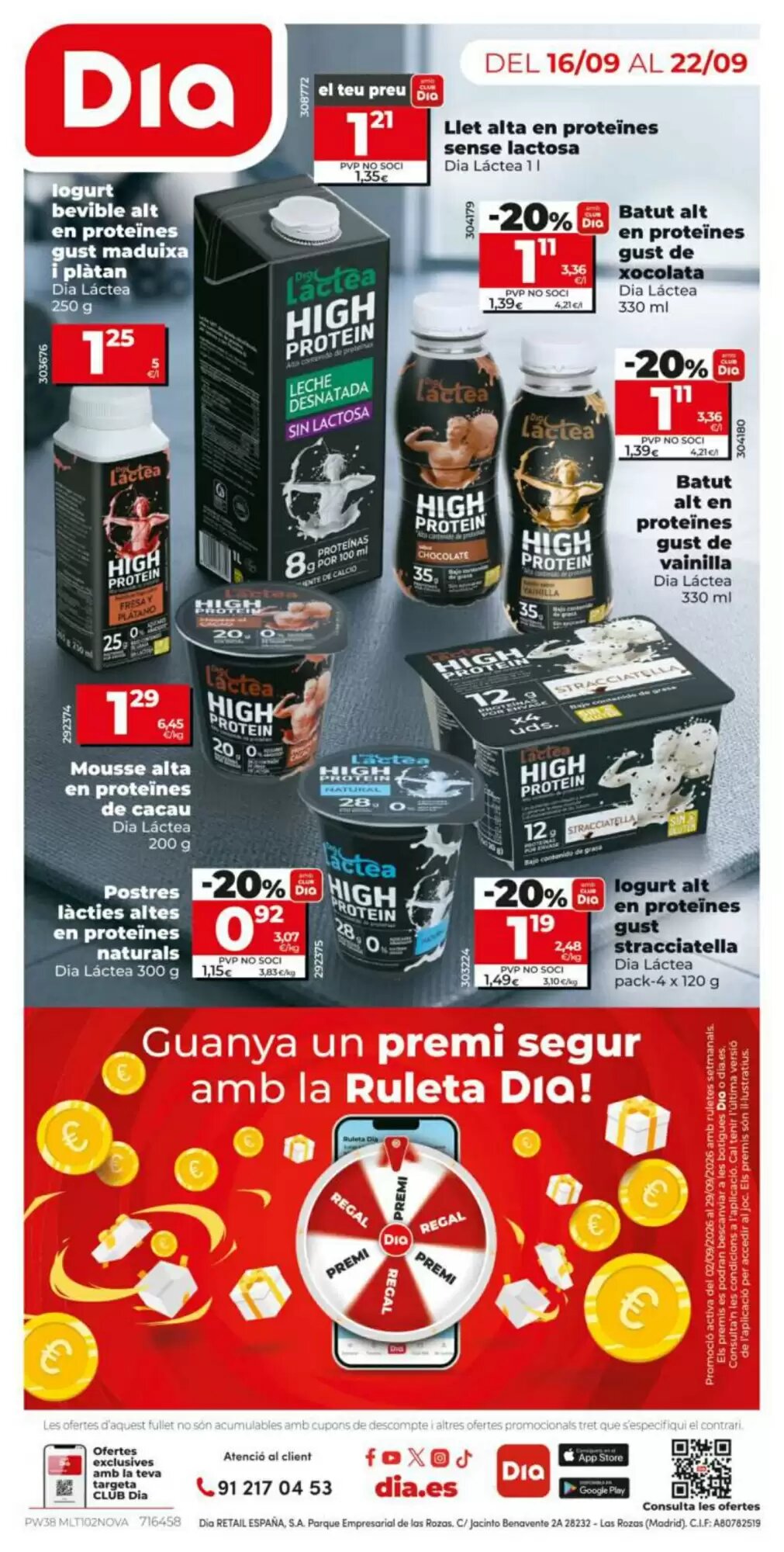 Folleto promocional de Dia válido desde el 16/09/2026 - Página 12.
