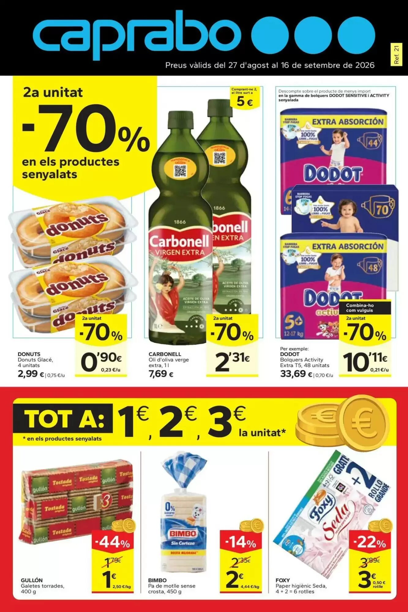 Folleto promocional de Caprabo válido desde el 16/09/2026 - Página 1.