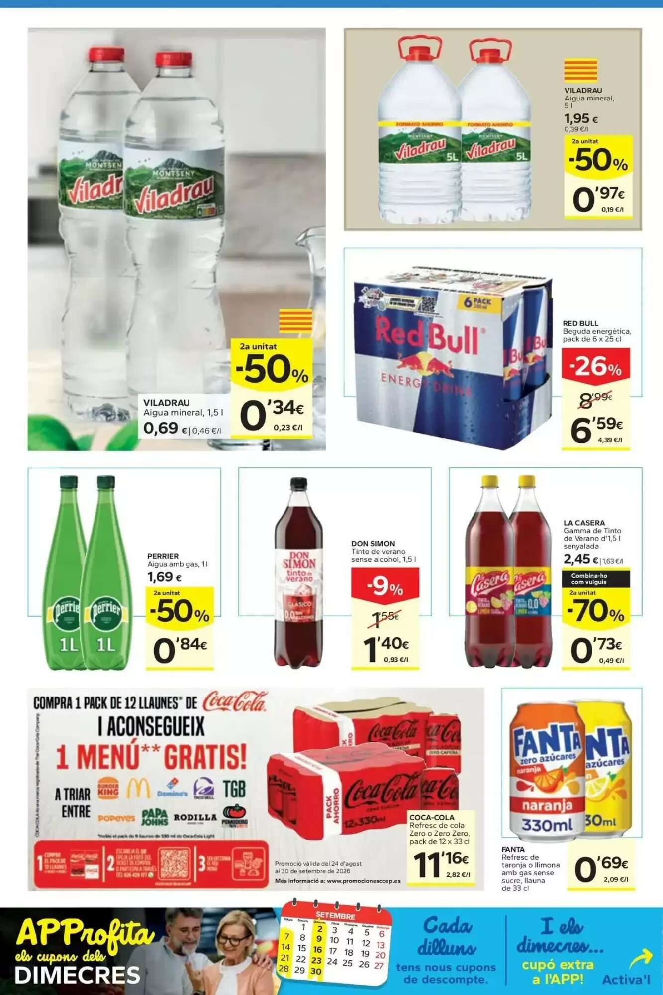 Folleto promocional de Caprabo válido desde el 16/09/2026 - Página 18.
