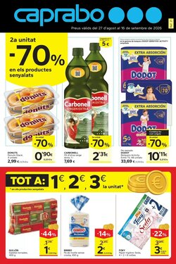 Folleto promocional de Caprabo válido desde el 16/09/2026