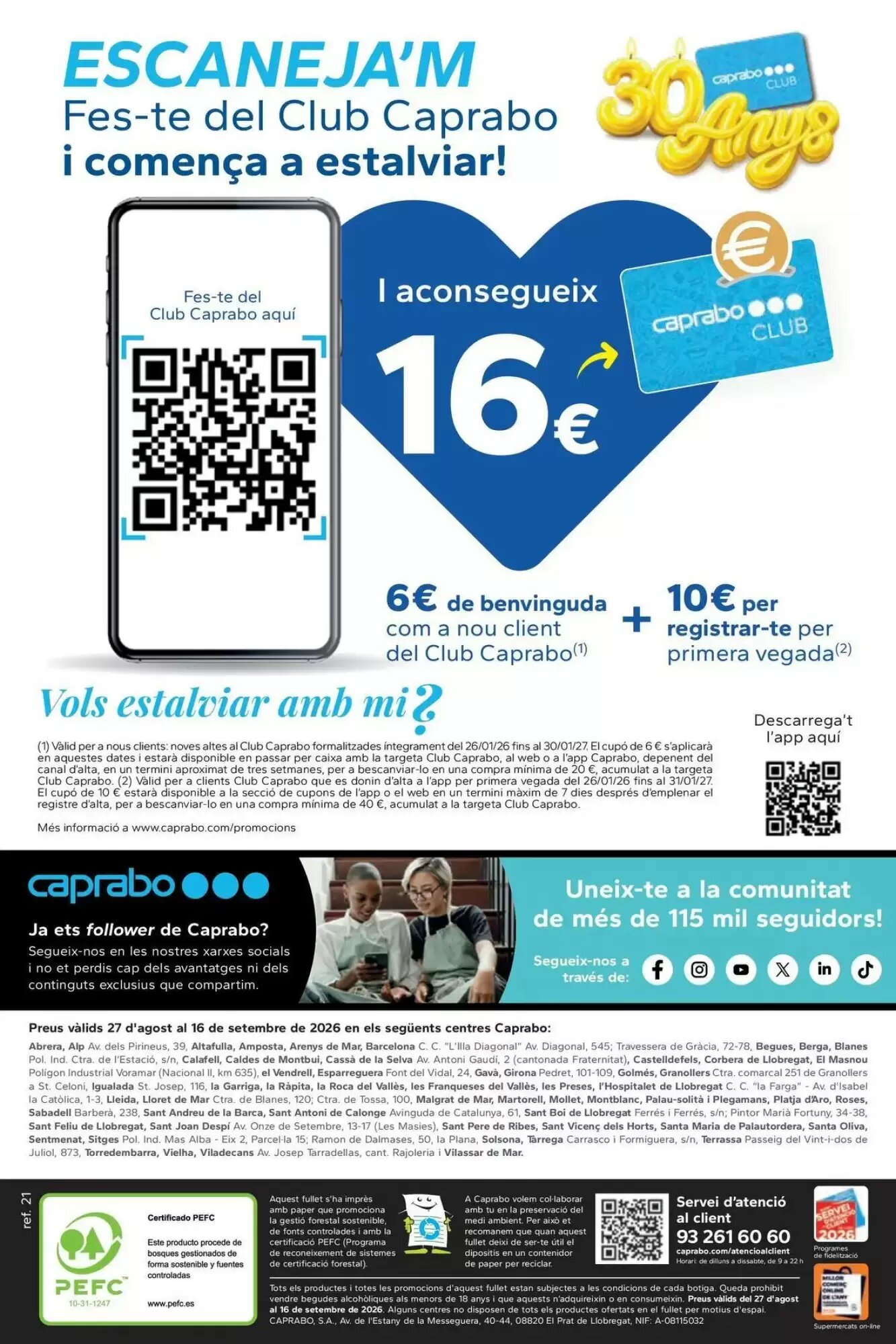 Folleto promocional de Caprabo válido desde el 16/09/2026 - Página 24.