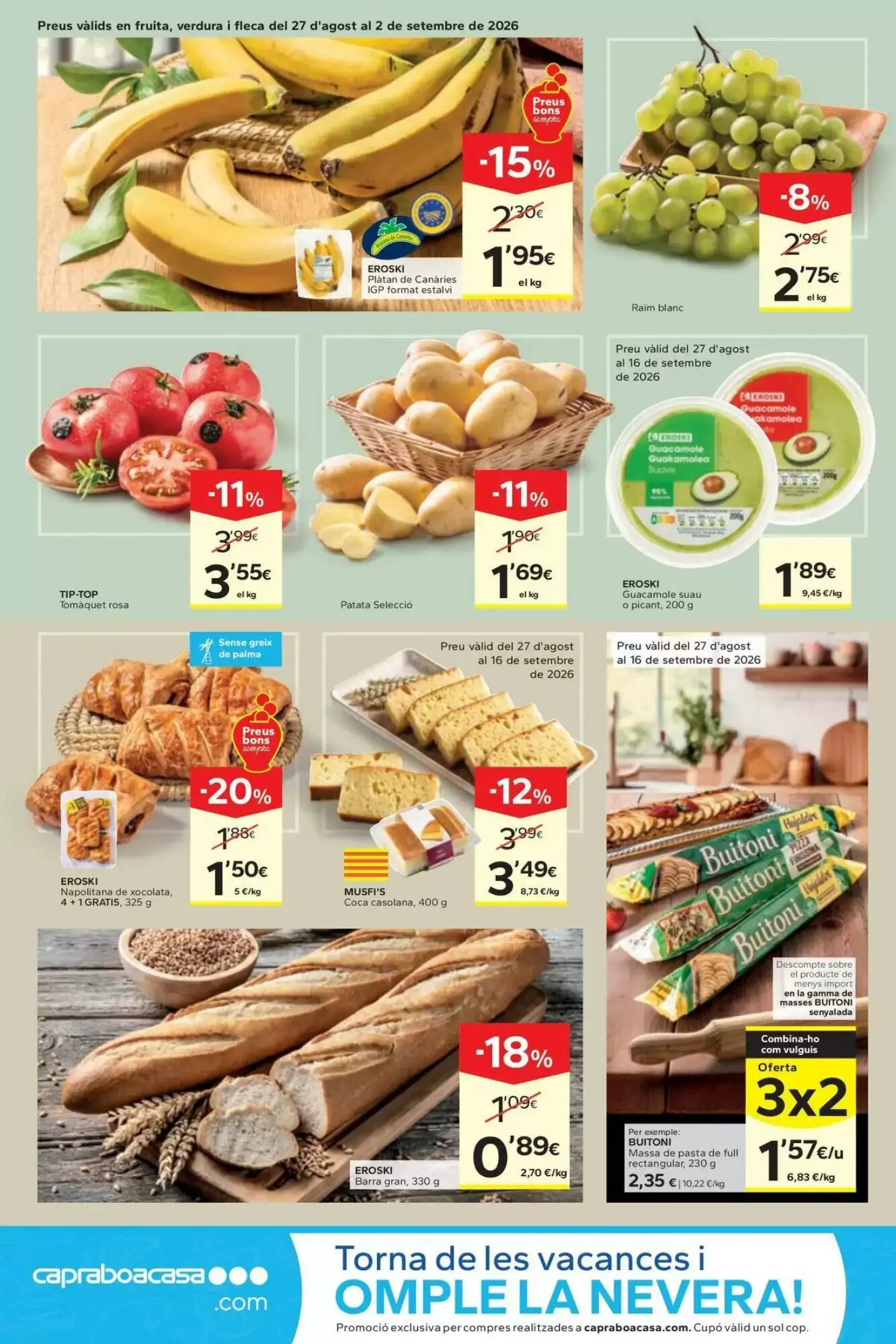 Folleto promocional de Caprabo válido desde el 16/09/2026 - Página 4.