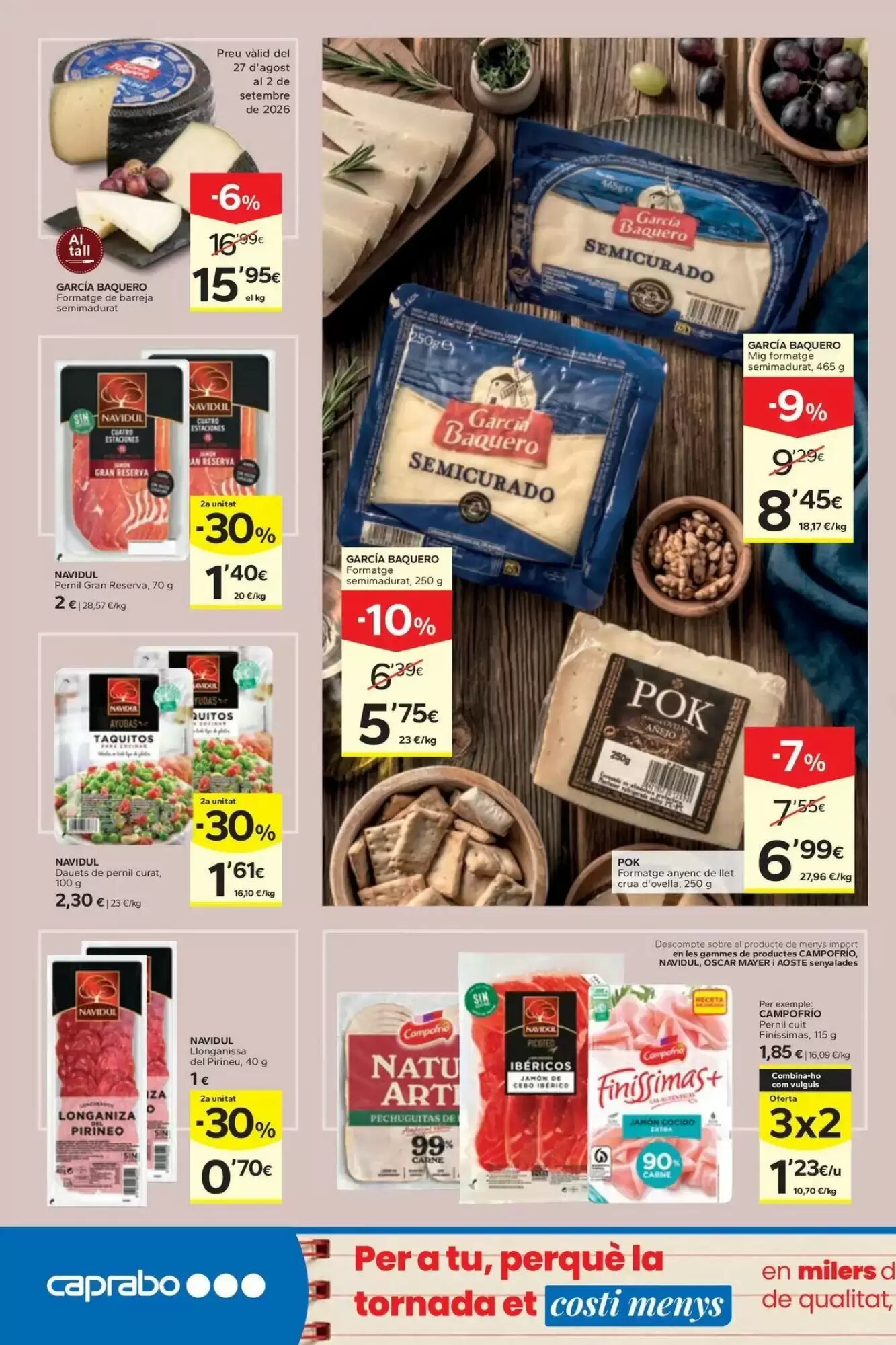 Folleto promocional de Caprabo válido desde el 16/09/2026 - Página 6.