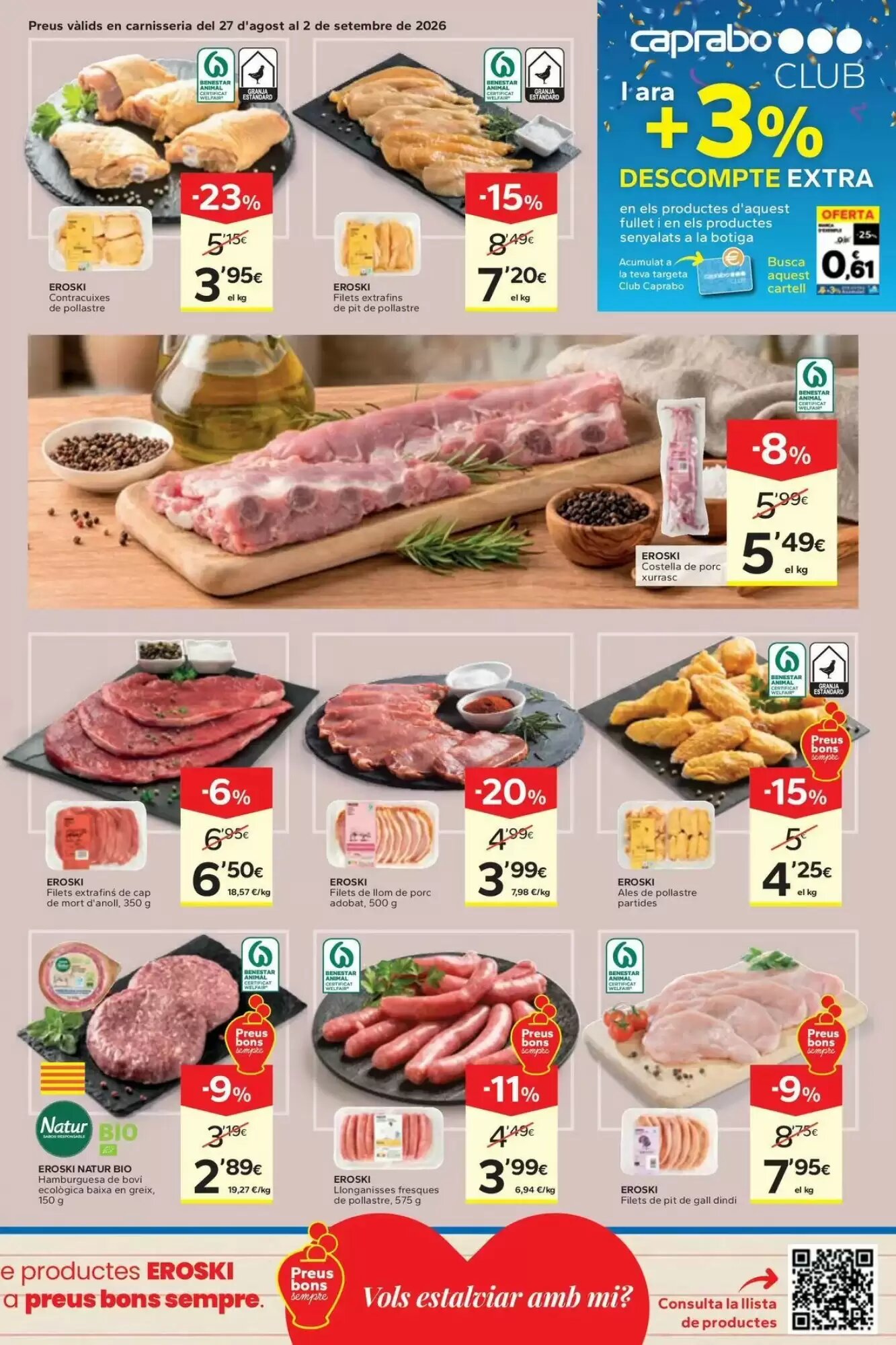 Folleto promocional de Caprabo válido desde el 16/09/2026 - Página 7.