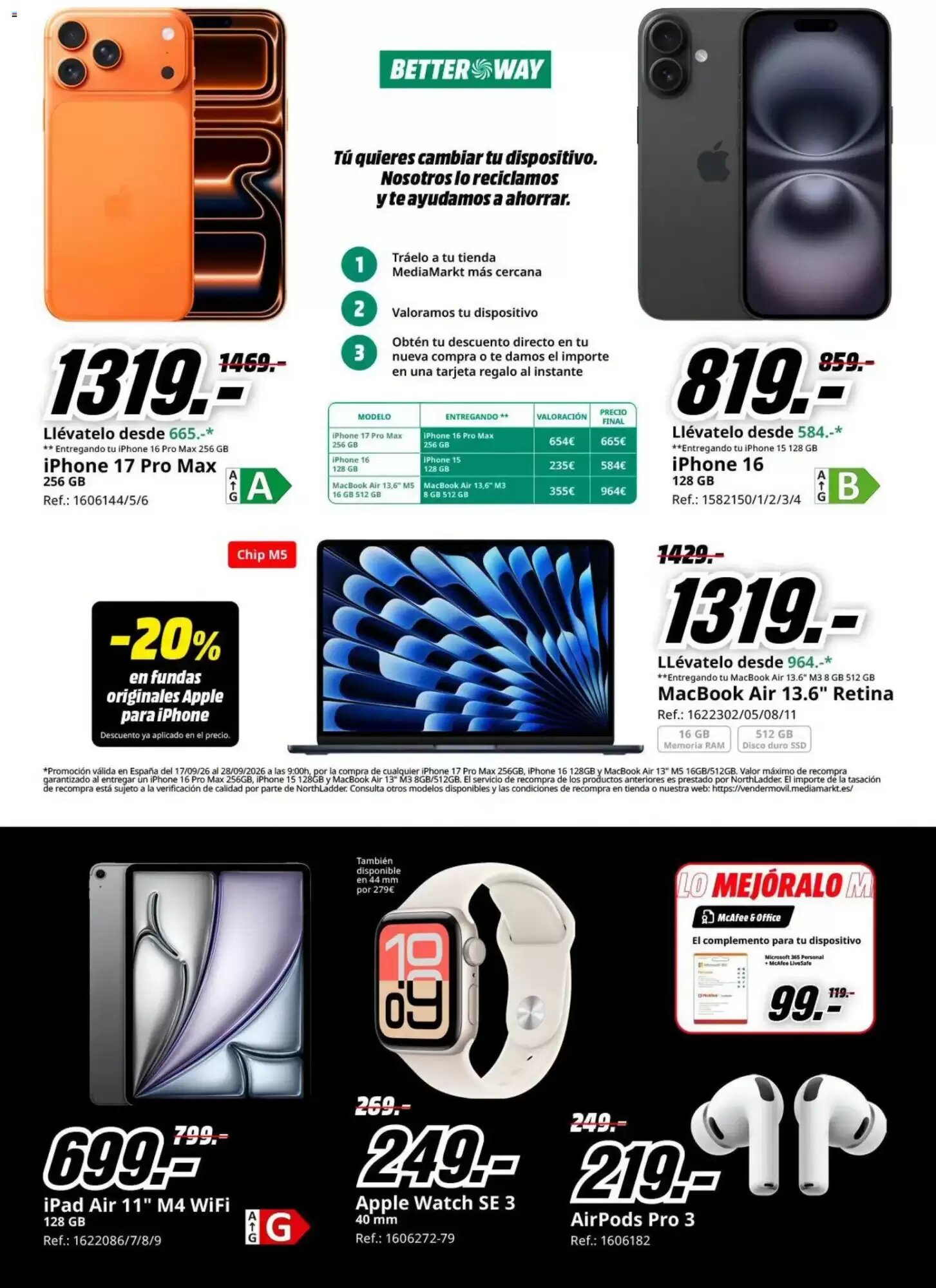 Folleto promocional de MediaMarkt válido desde el 17/09/2026 - Página 35.