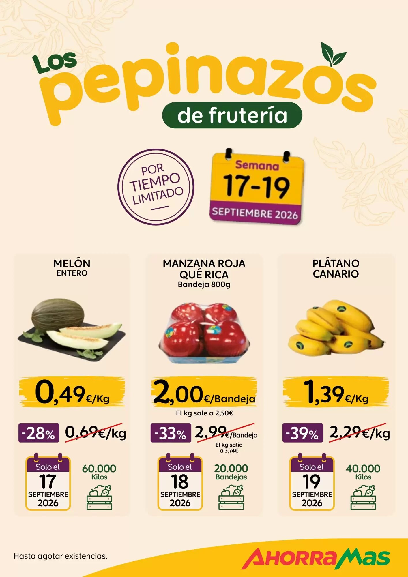 Folleto promocional de AhorraMas válido desde el 17/09/2026 - Página 5.