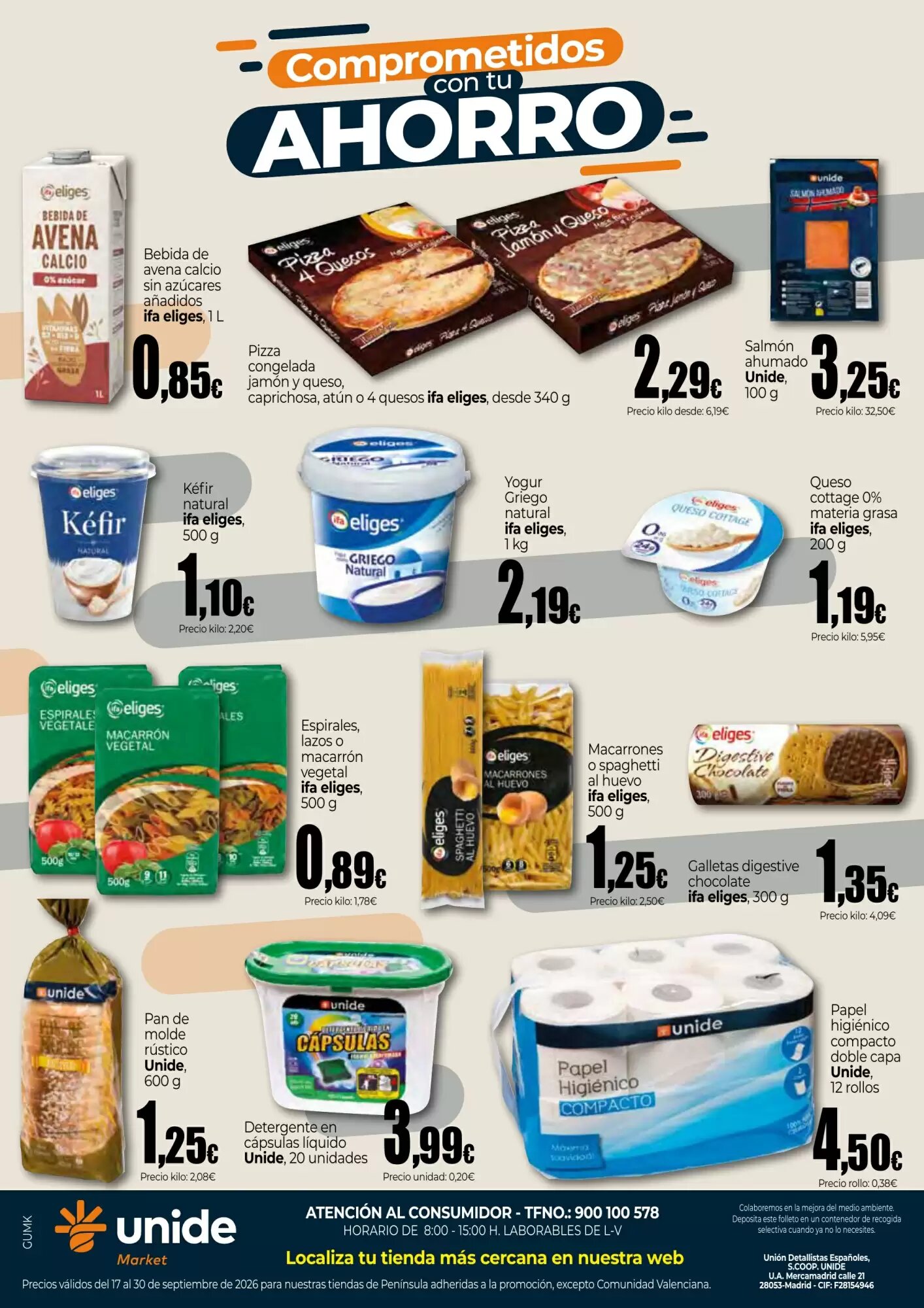 Folleto promocional de Unide Market válido desde el 17/09/2026 - Página 12.