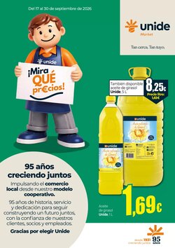 Folleto promocional de Unide Market válido desde el 17/09/2026
