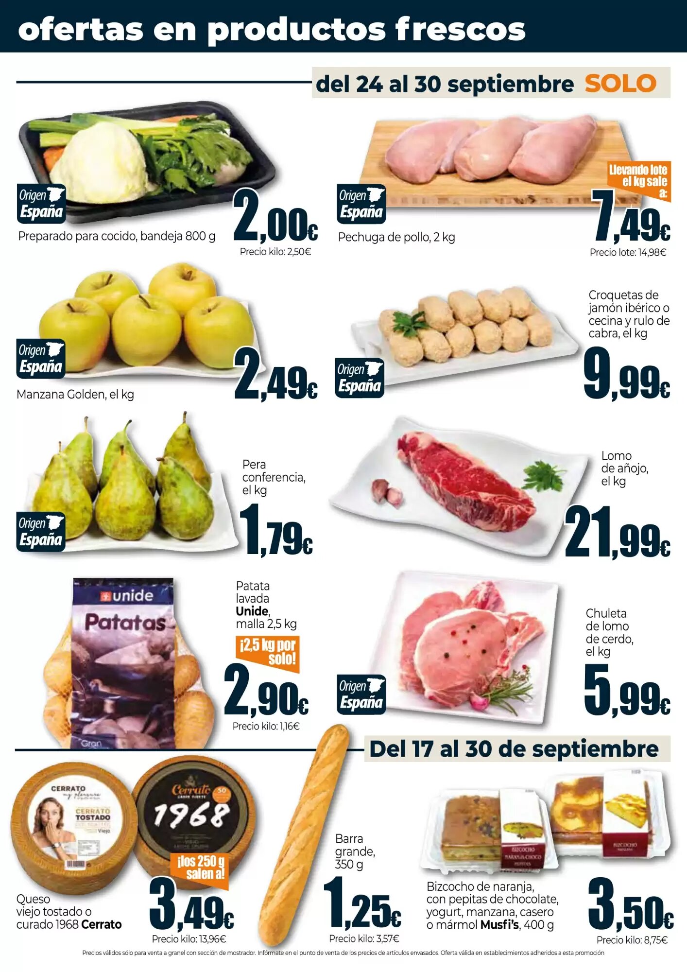 Folleto promocional de Unide Market válido desde el 17/09/2026 - Página 3.