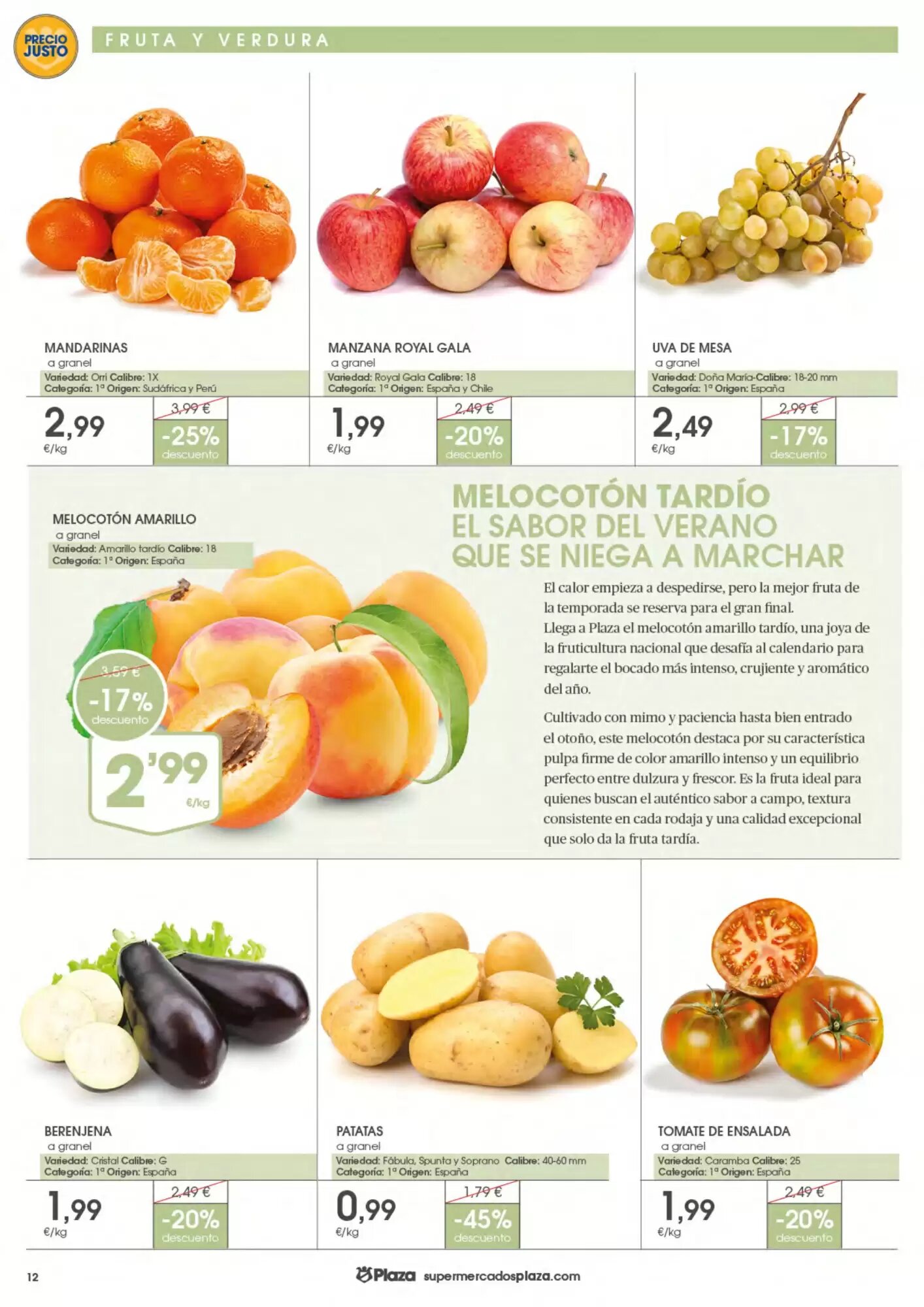 Folleto promocional de Supermercados Plaza válido desde el 17/09/2026 - Página 12.