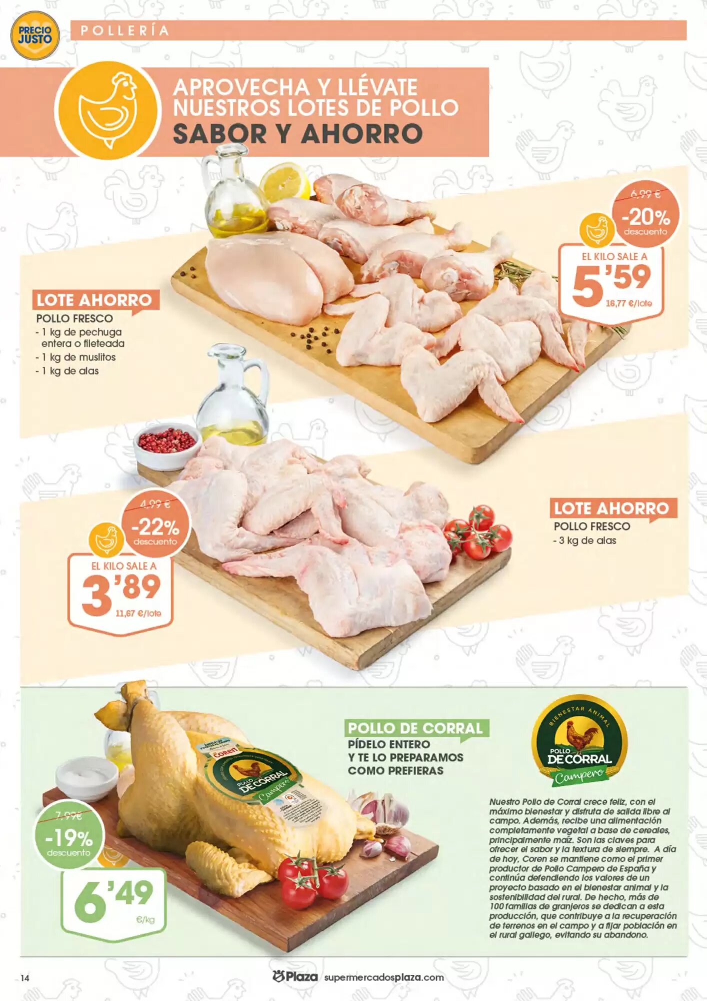 Folleto promocional de Supermercados Plaza válido desde el 17/09/2026 - Página 14.