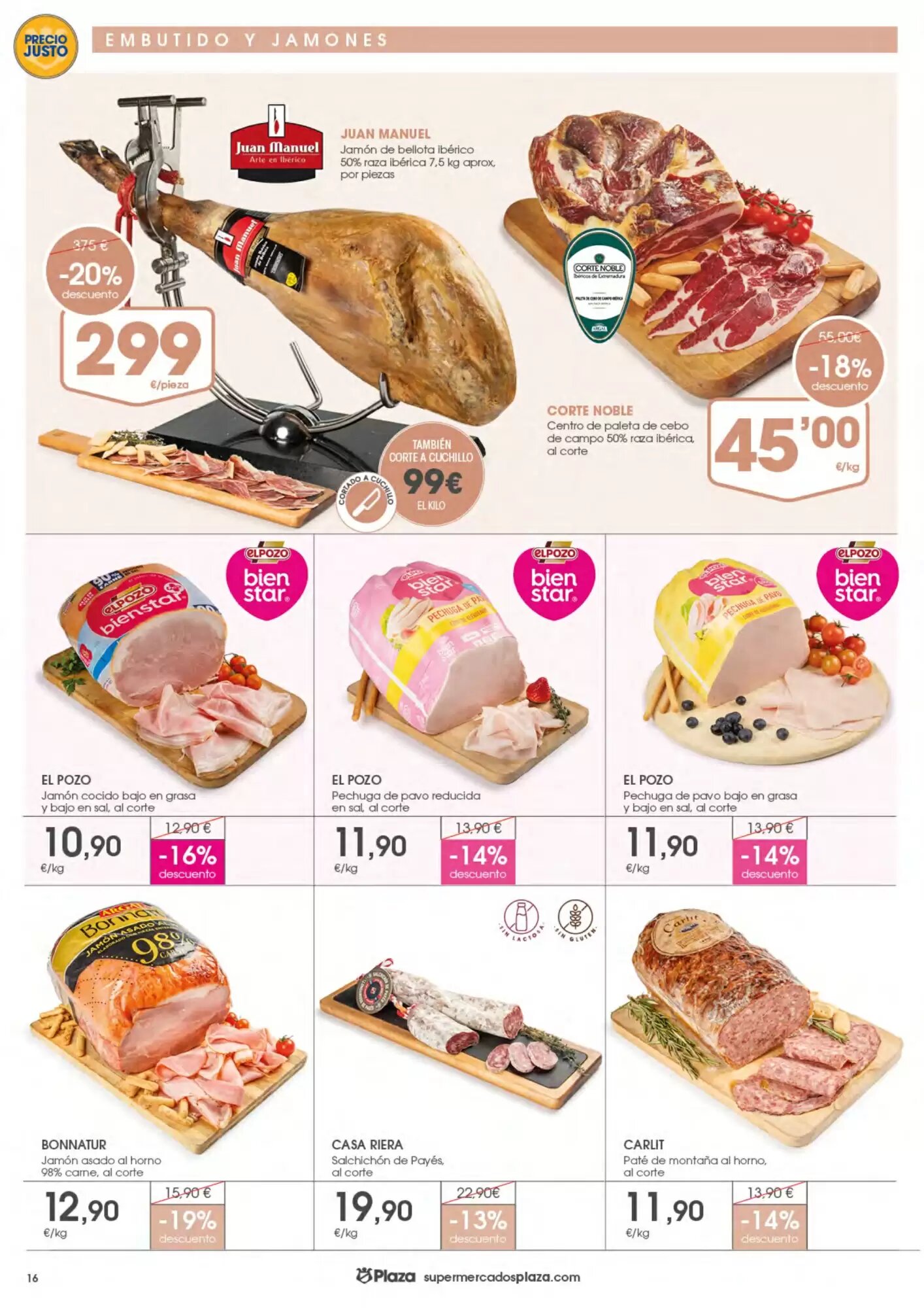 Folleto promocional de Supermercados Plaza válido desde el 17/09/2026 - Página 16.