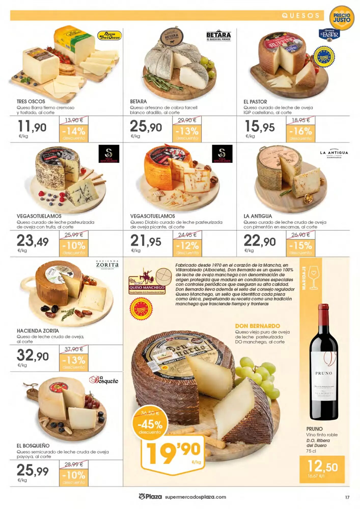 Folleto promocional de Supermercados Plaza válido desde el 17/09/2026 - Página 17.