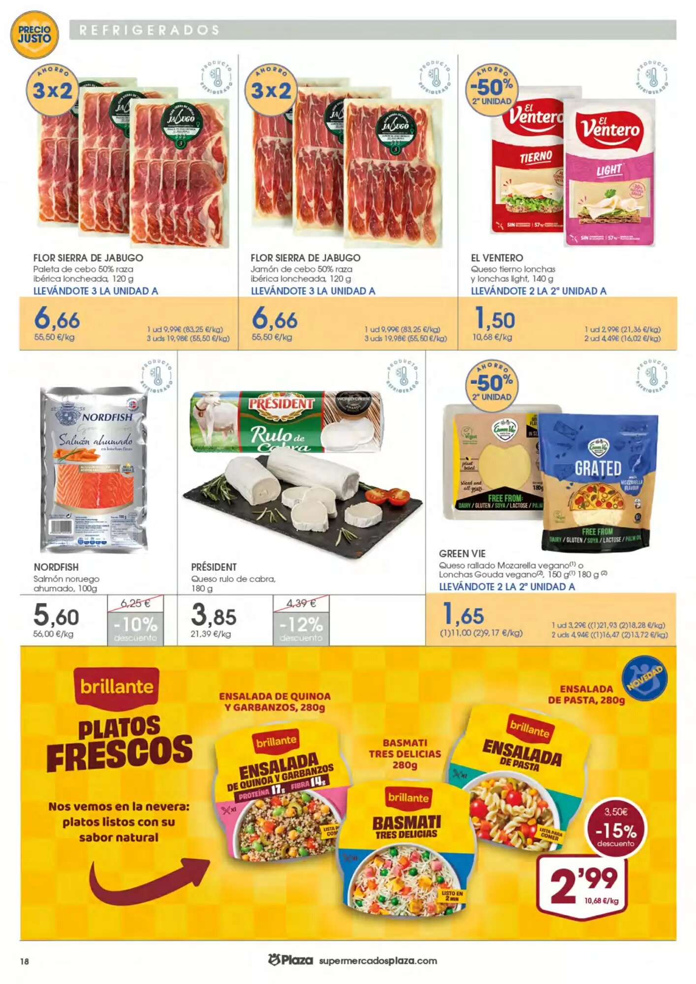 Folleto promocional de Supermercados Plaza válido desde el 17/09/2026 - Página 18.