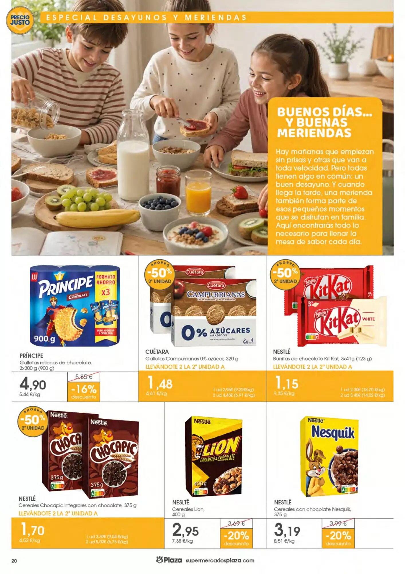 Folleto promocional de Supermercados Plaza válido desde el 17/09/2026 - Página 20.