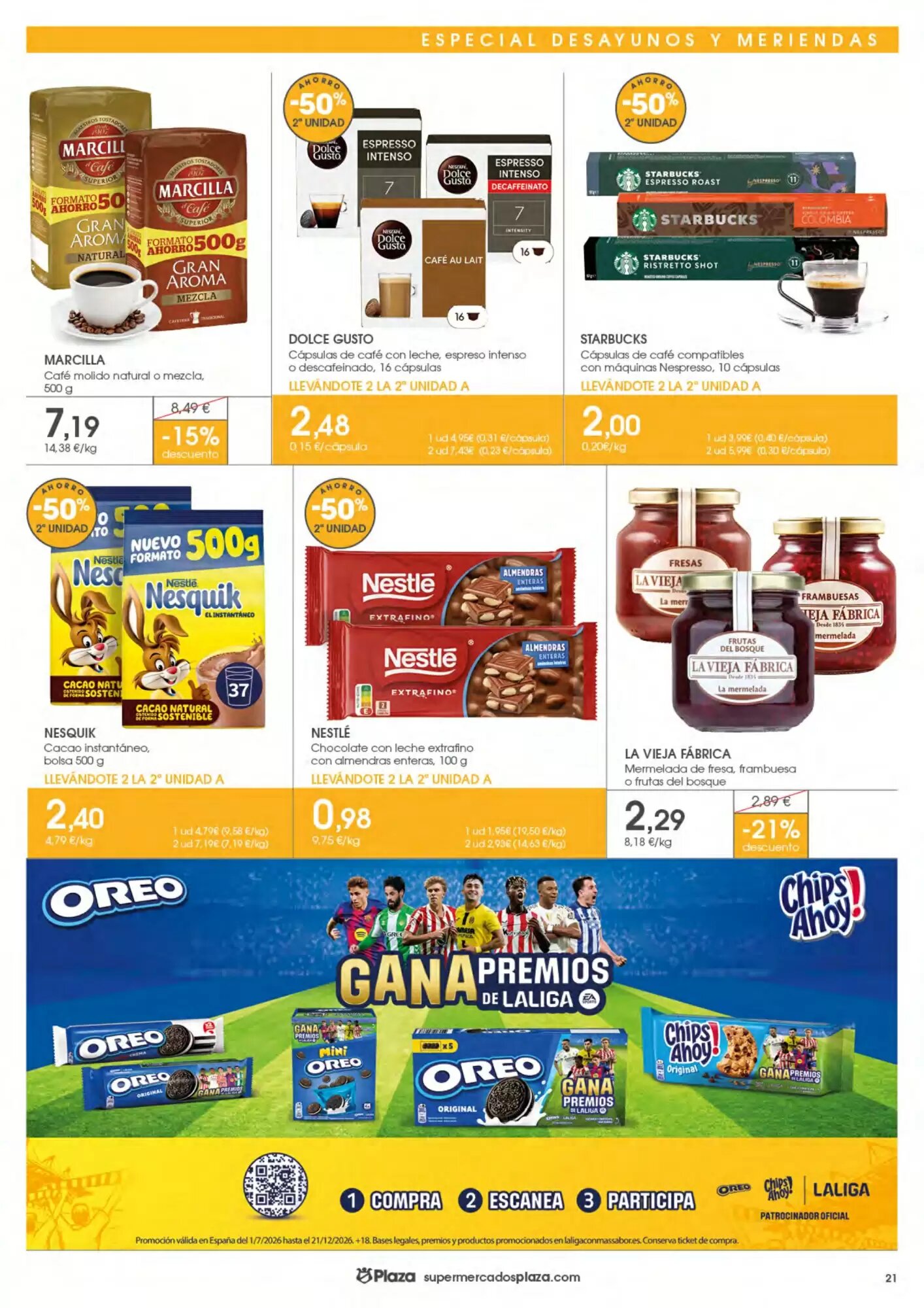 Folleto promocional de Supermercados Plaza válido desde el 17/09/2026 - Página 21.