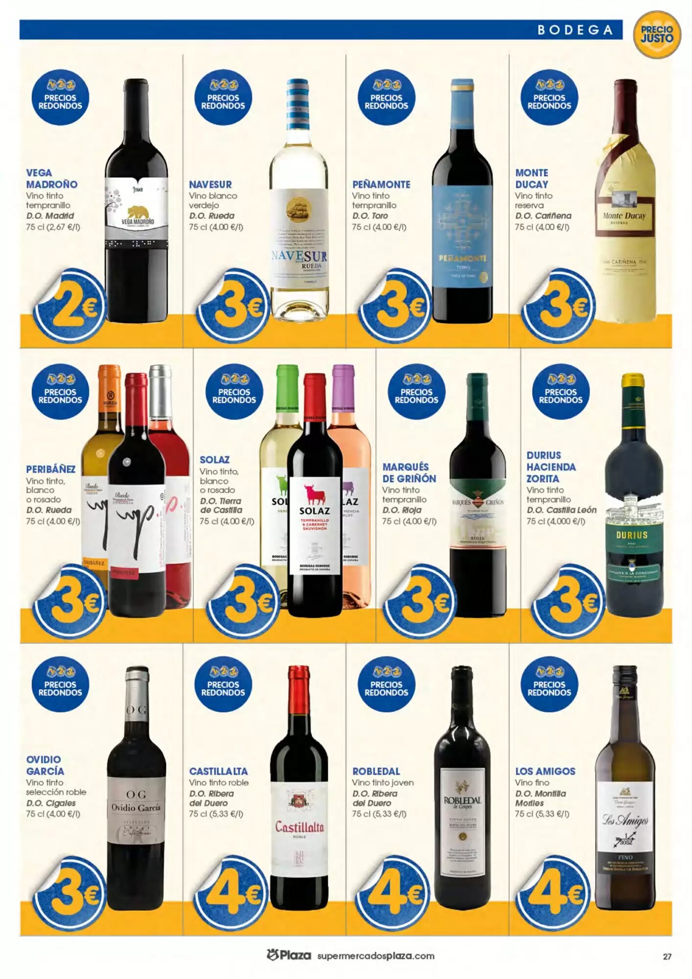 Folleto promocional de Supermercados Plaza válido desde el 17/09/2026 - Página 27.