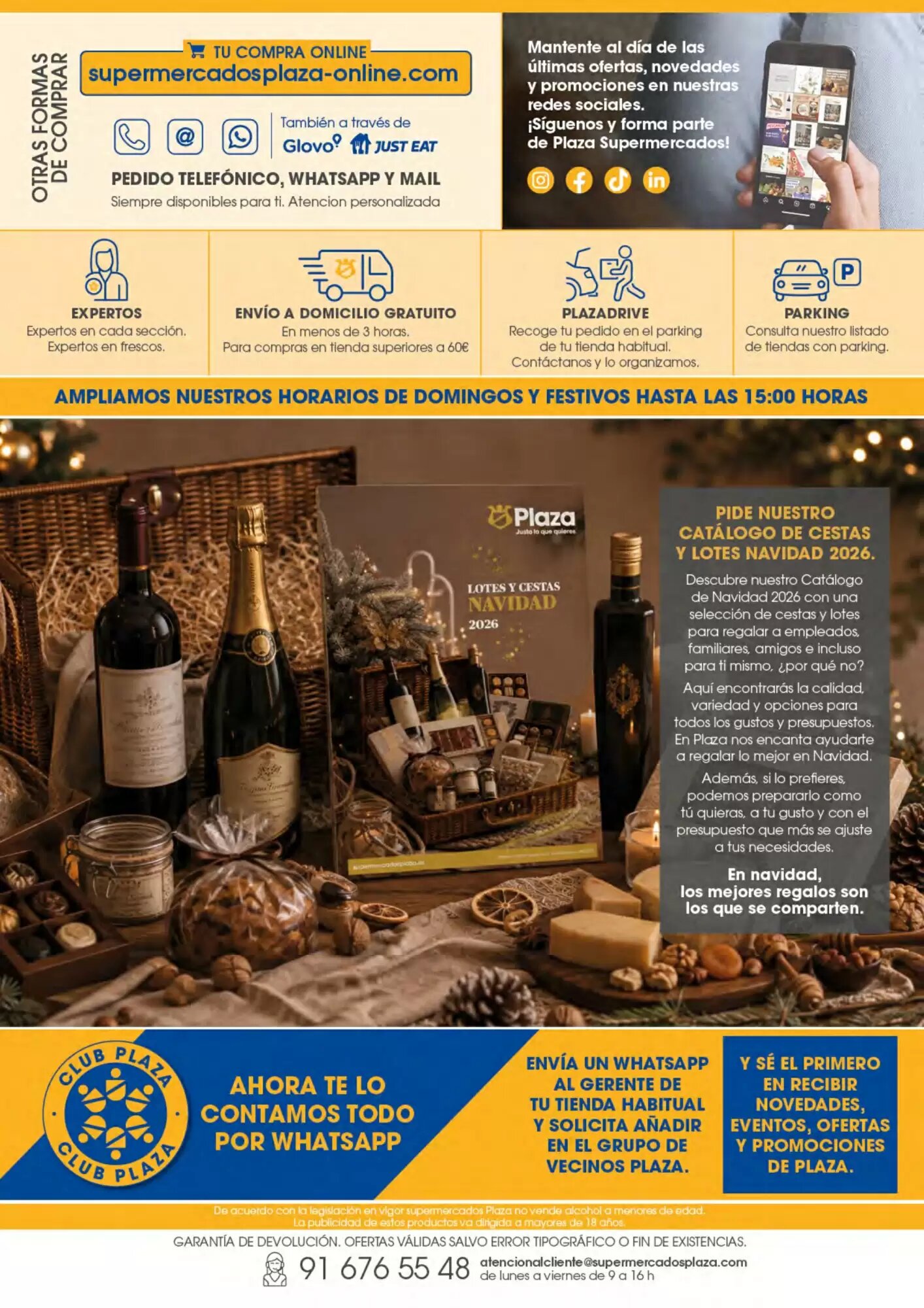 Folleto promocional de Supermercados Plaza válido desde el 17/09/2026 - Página 32.