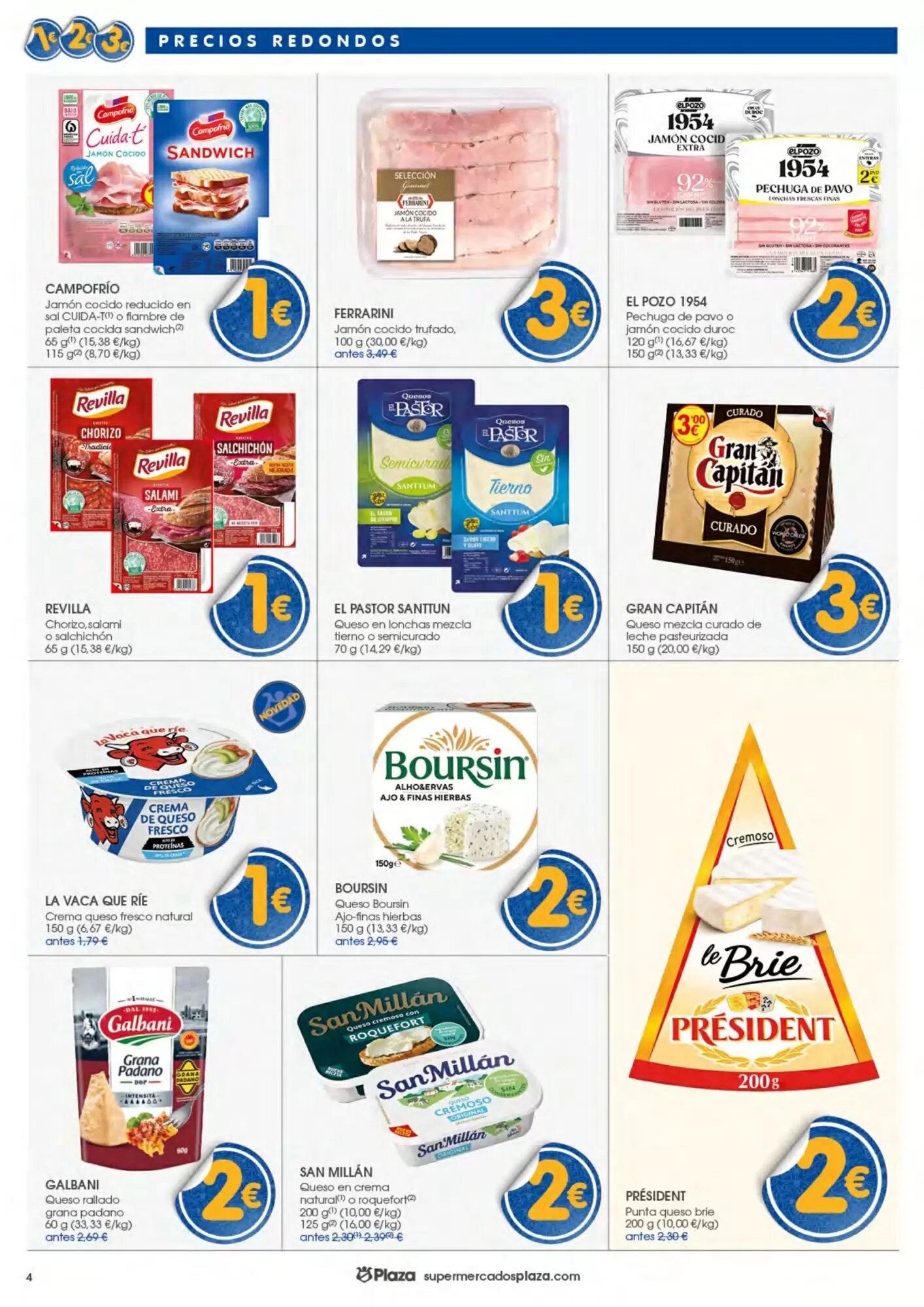 Folleto promocional de Supermercados Plaza válido desde el 17/09/2026 - Página 4.