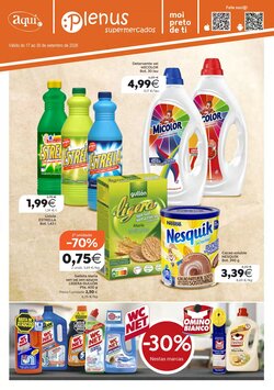 Folleto promocional de Plenus Supermercados válido desde el 17/09/2026