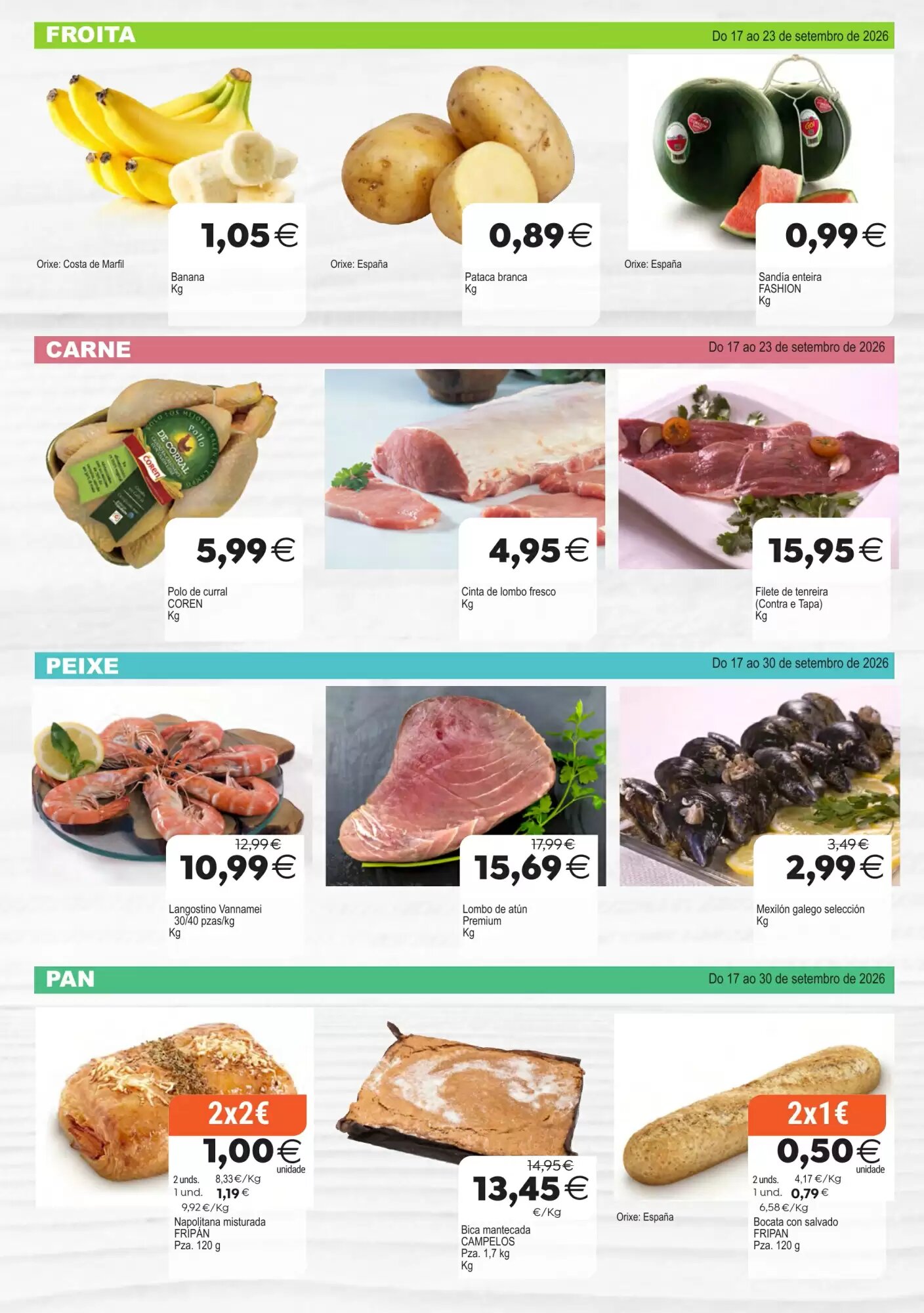Folleto promocional de Plenus Supermercados válido desde el 17/09/2026 - Página 2.