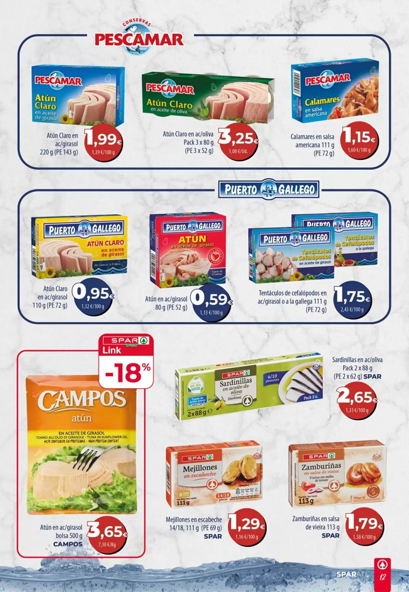 Folleto promocional de Spar La Palma válido desde el 17/09/2026 - Página 12.