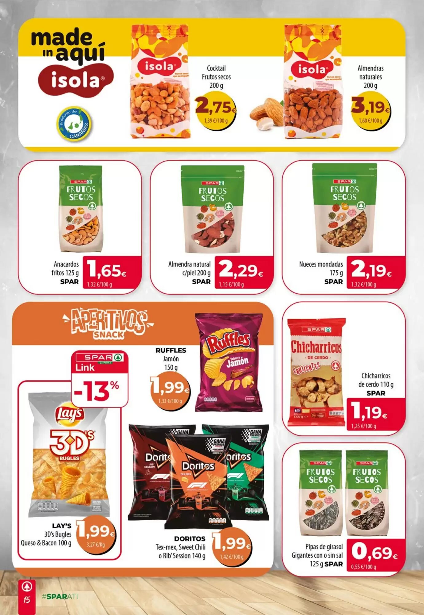 Folleto promocional de Spar La Palma válido desde el 17/09/2026 - Página 15.