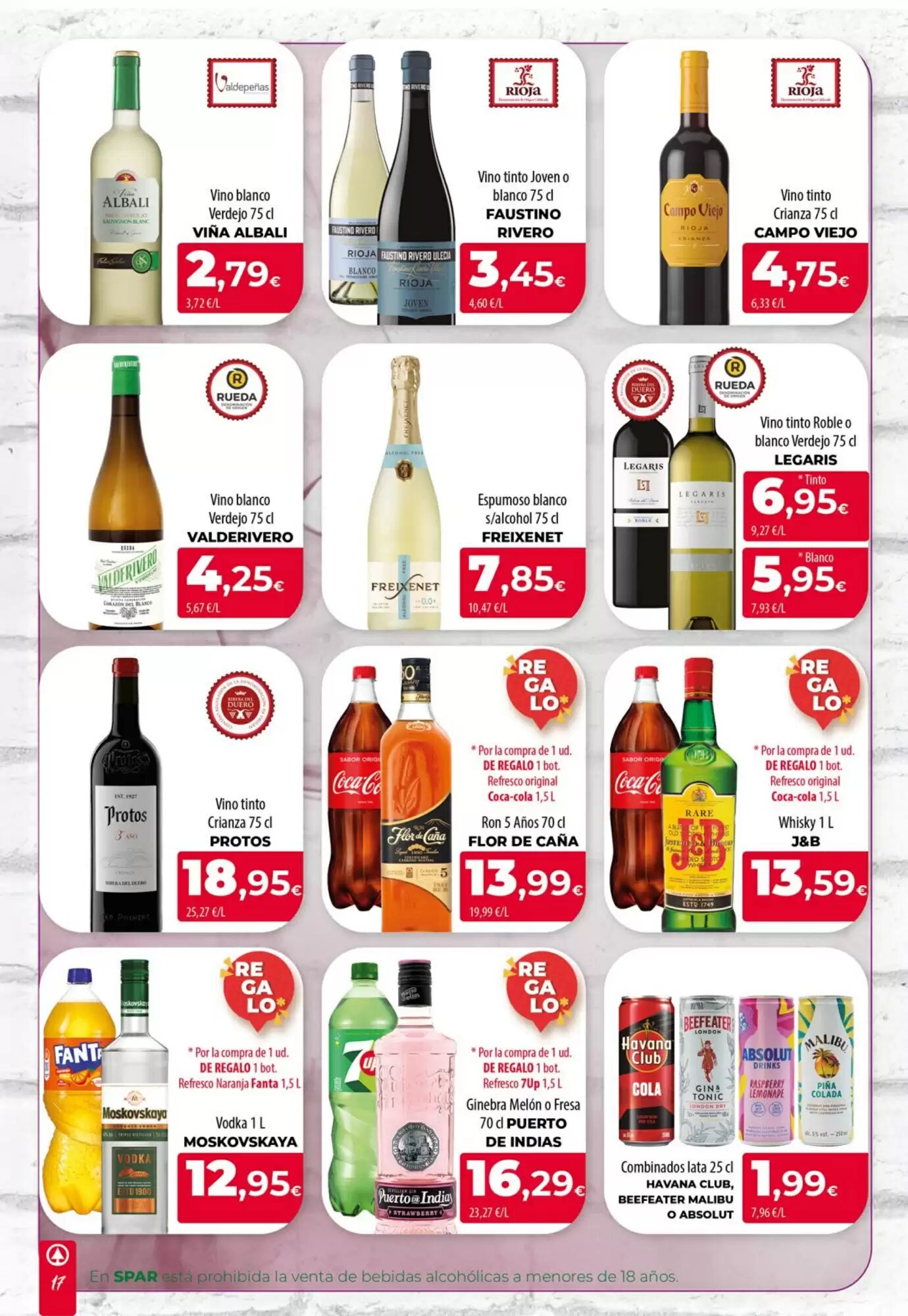 Folleto promocional de Spar La Palma válido desde el 17/09/2026 - Página 17.