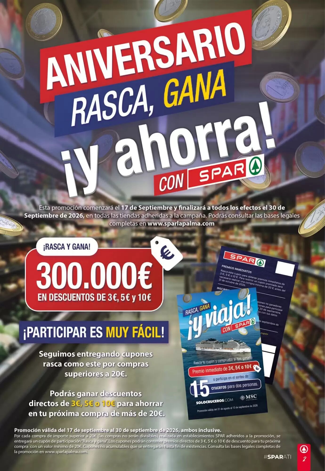 Folleto promocional de Spar La Palma válido desde el 17/09/2026 - Página 2.