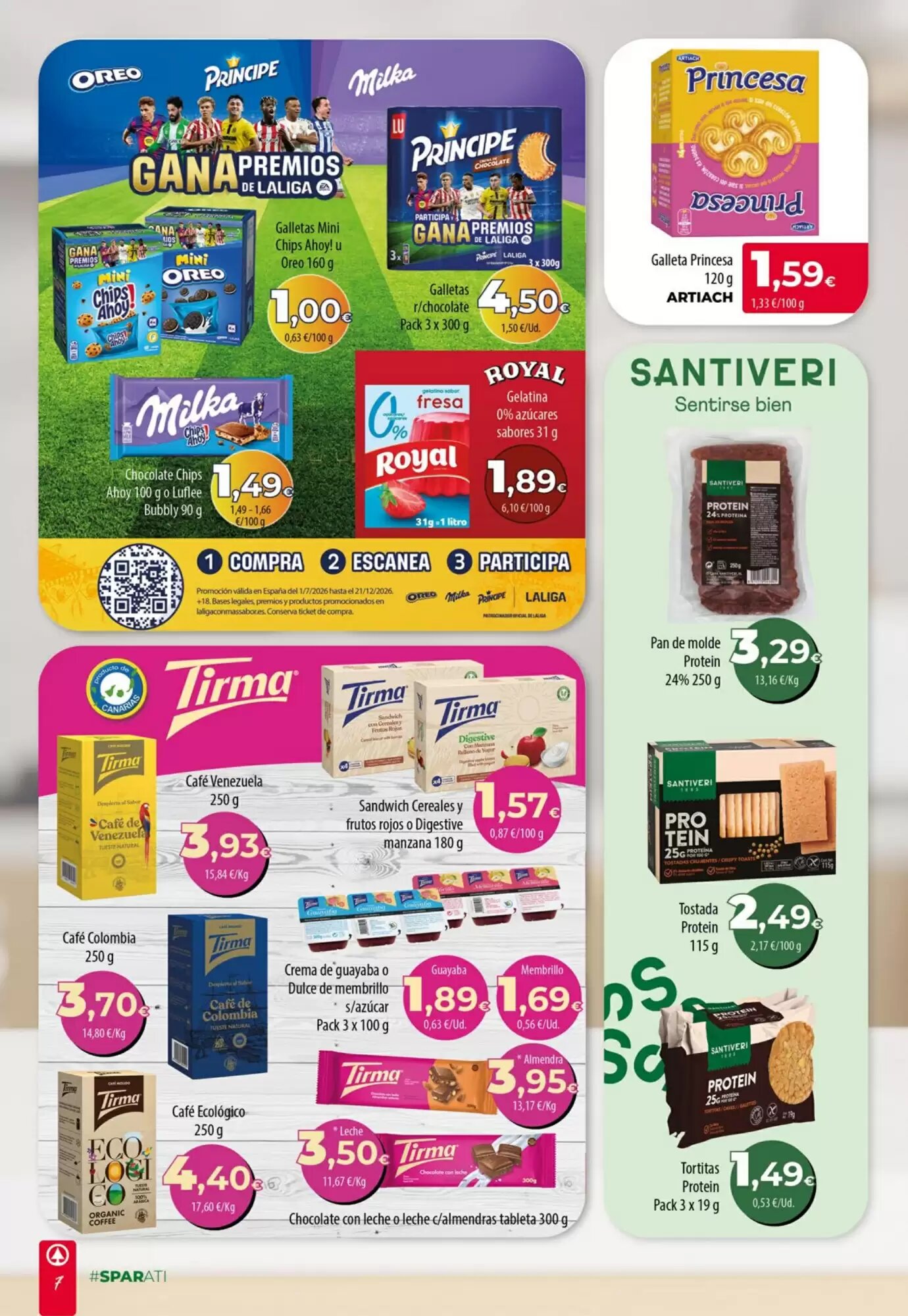 Folleto promocional de Spar La Palma válido desde el 17/09/2026 - Página 7.