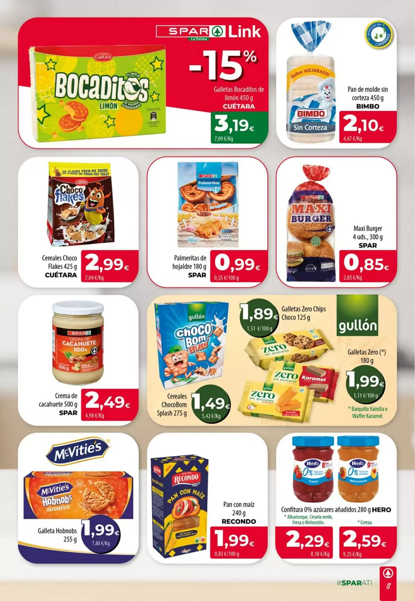 Folleto promocional de Spar La Palma válido desde el 17/09/2026 - Página 8.
