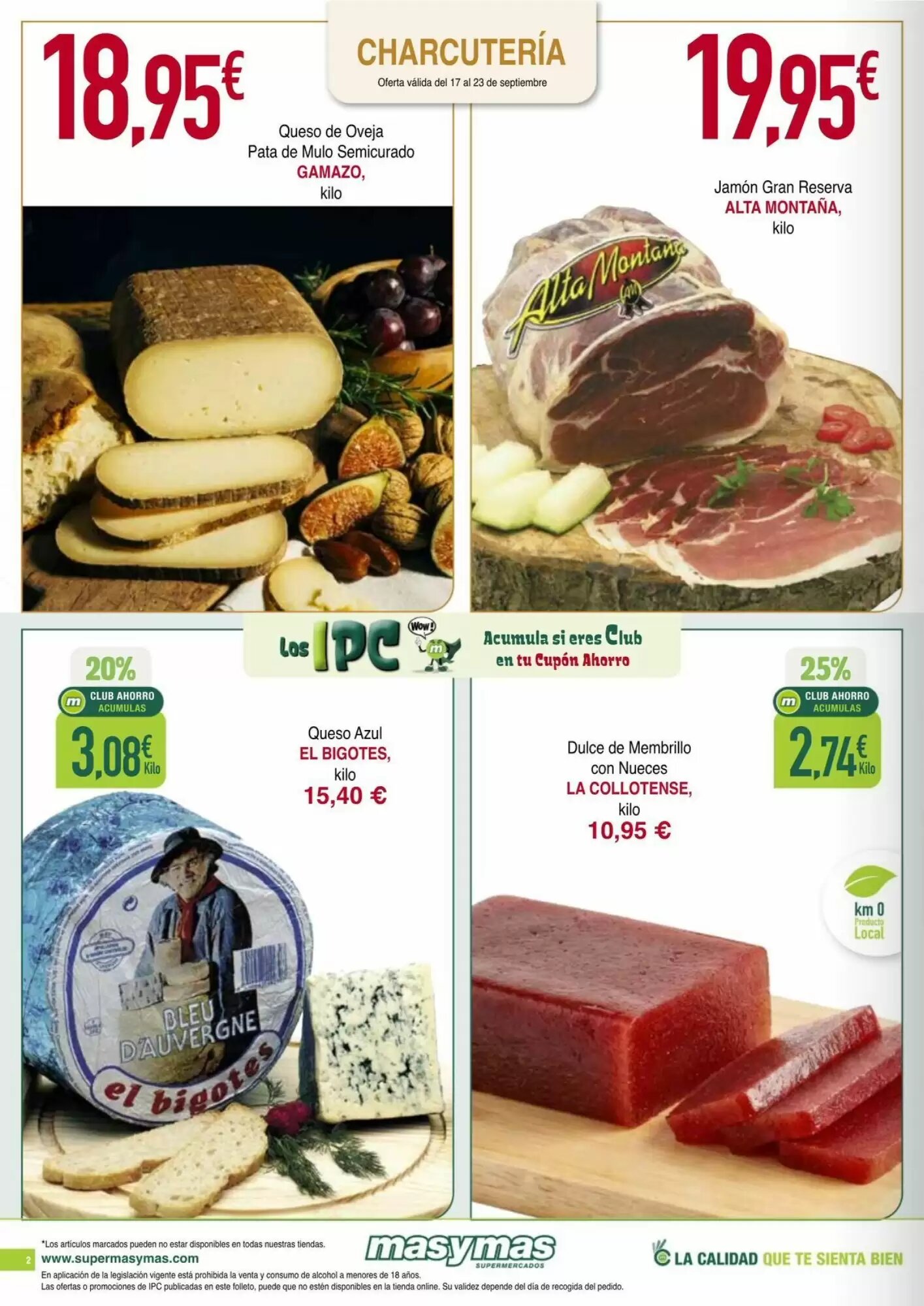 Folleto promocional de Masymas válido desde el 17/09/2026 - Página 2.