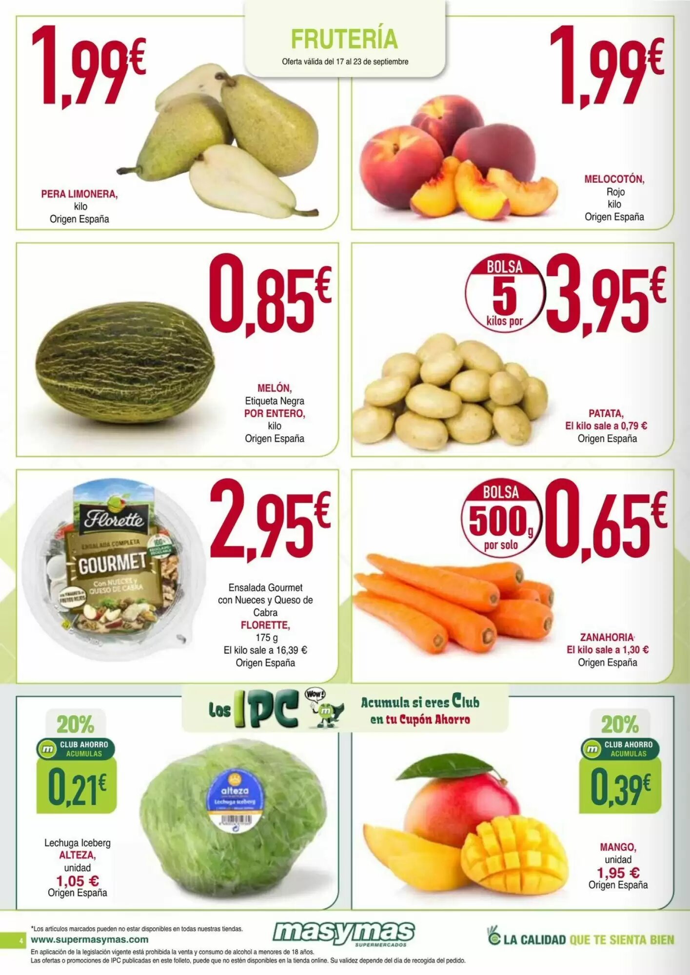 Folleto promocional de Masymas válido desde el 17/09/2026 - Página 4.