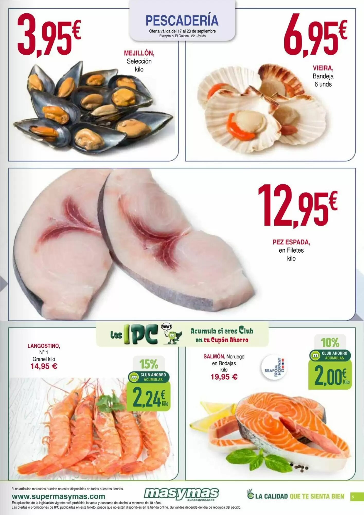Folleto promocional de Masymas válido desde el 17/09/2026 - Página 5.