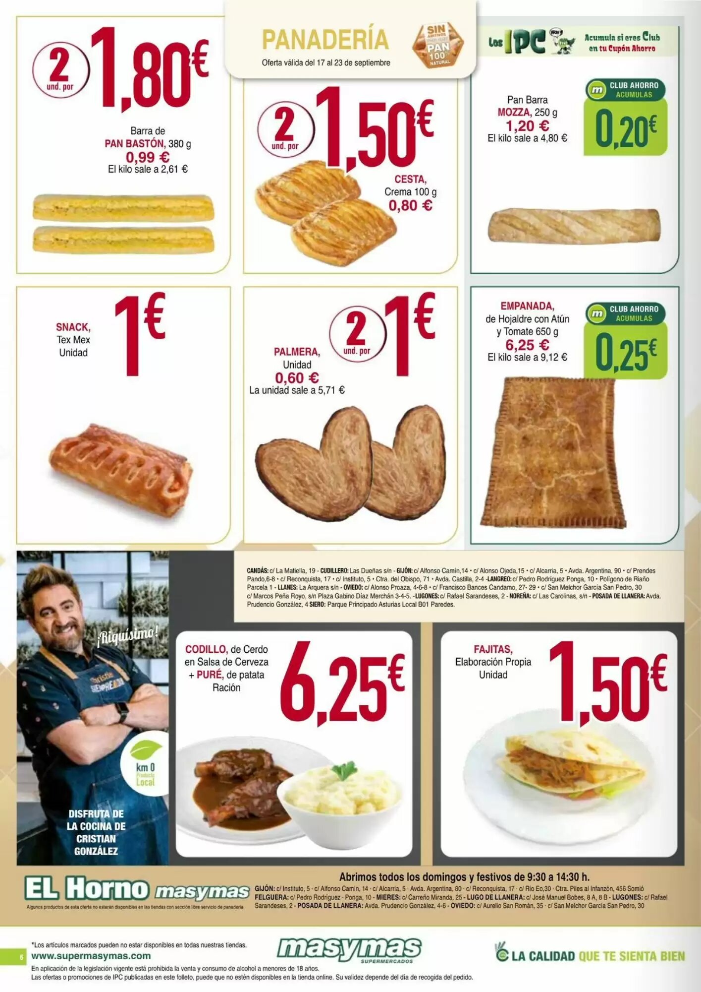 Folleto promocional de Masymas válido desde el 17/09/2026 - Página 6.