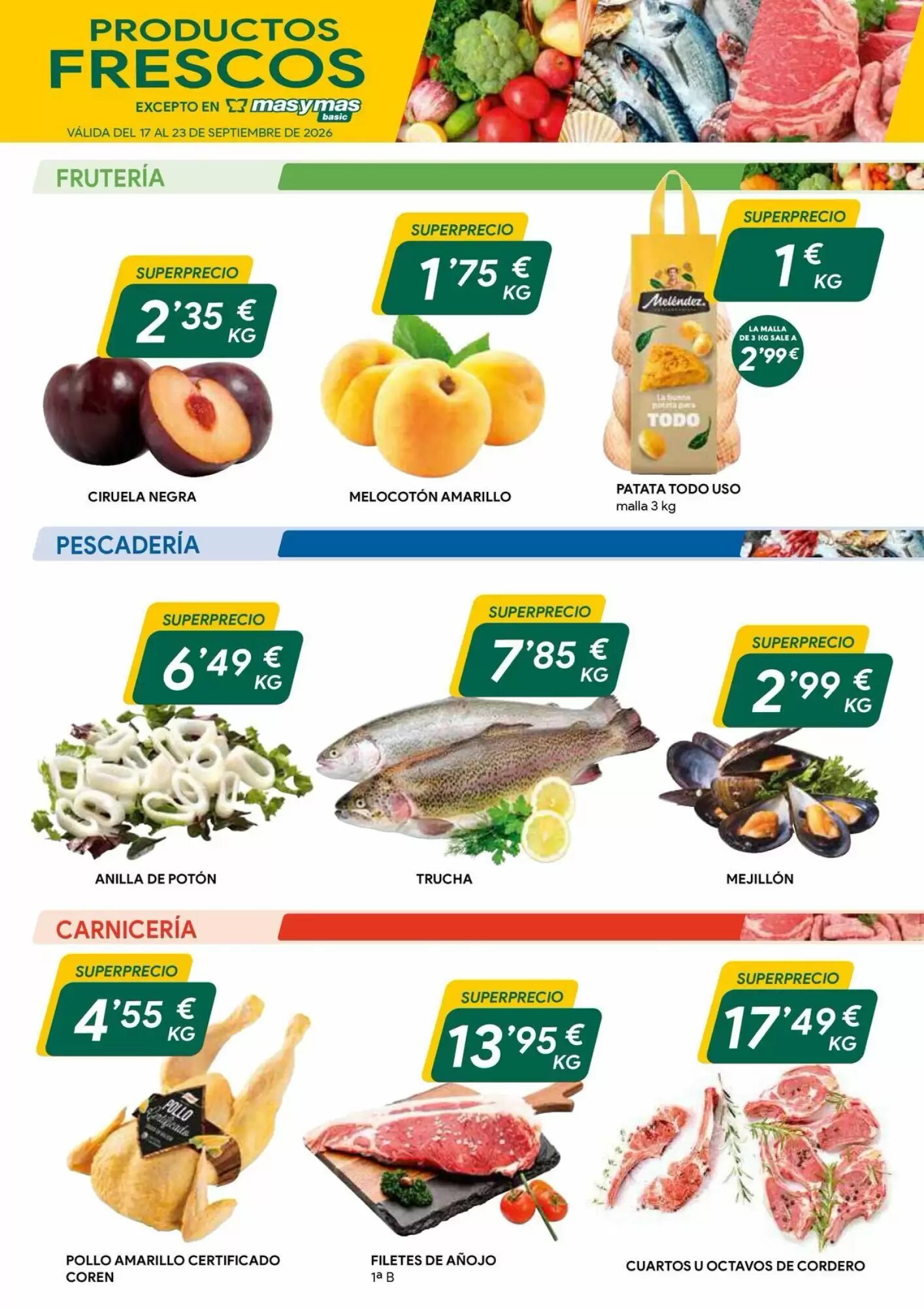 Folleto promocional de Masymas válido desde el 17/09/2026 - Página 2.