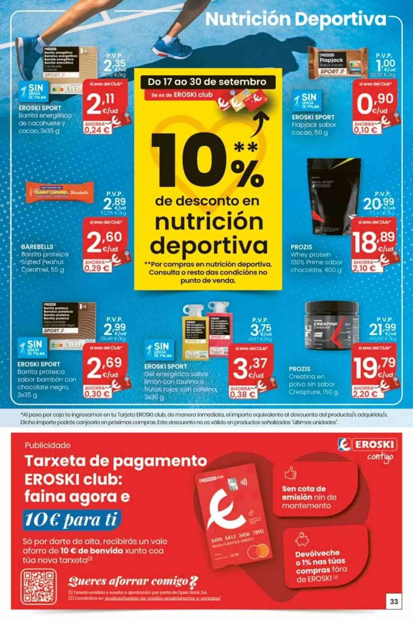 Folleto promocional de Eroski válido desde el 17/09/2026 - Página 33.