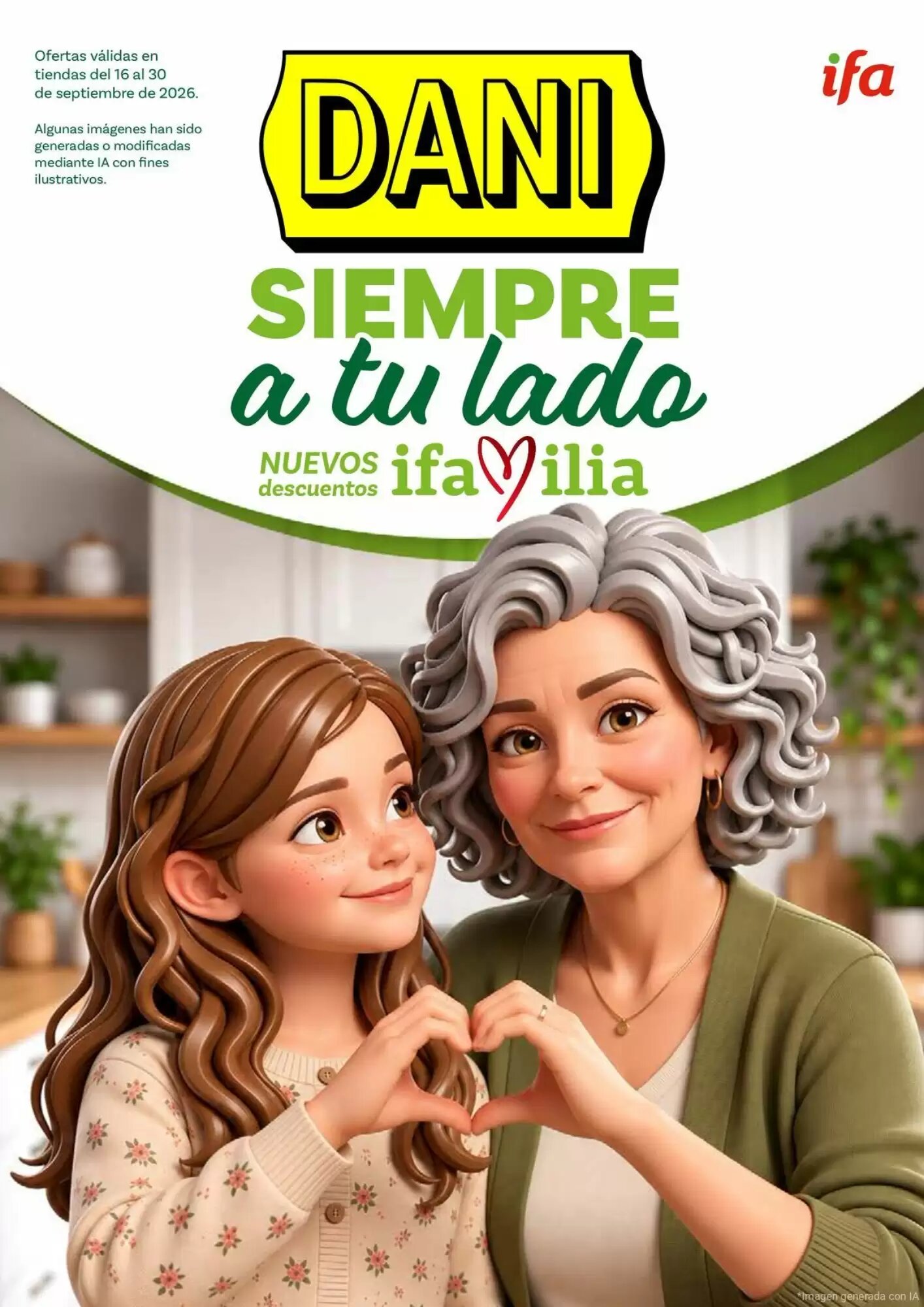 Folleto promocional de Supermercados Dani válido desde el 17/09/2026 - Página 1.