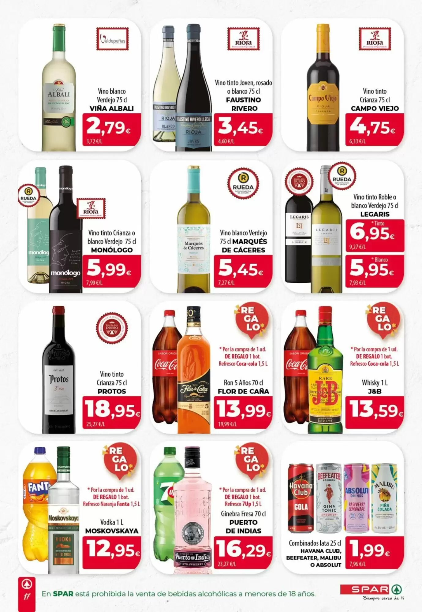 Folleto promocional de Spar válido desde el 17/09/2026 - Página 17.