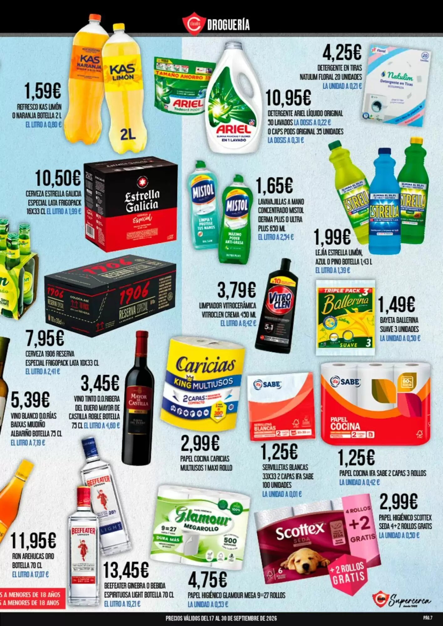 Folleto promocional de Claudio válido desde el 17/09/2026 - Página 7.