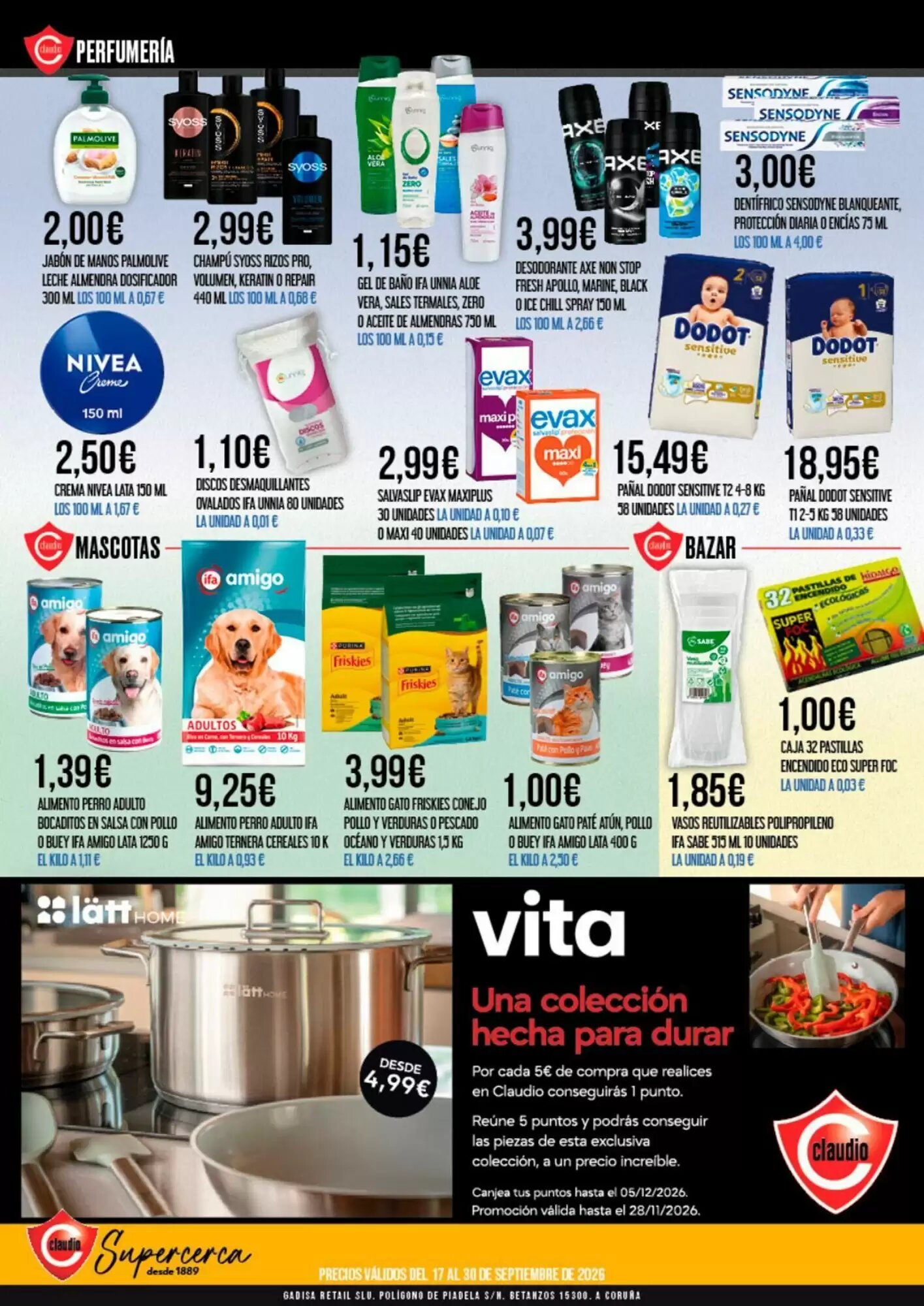 Folleto promocional de Claudio válido desde el 17/09/2026 - Página 8.