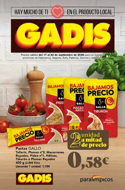 Folleto promocional de Gadis válido desde el 17/09/2026