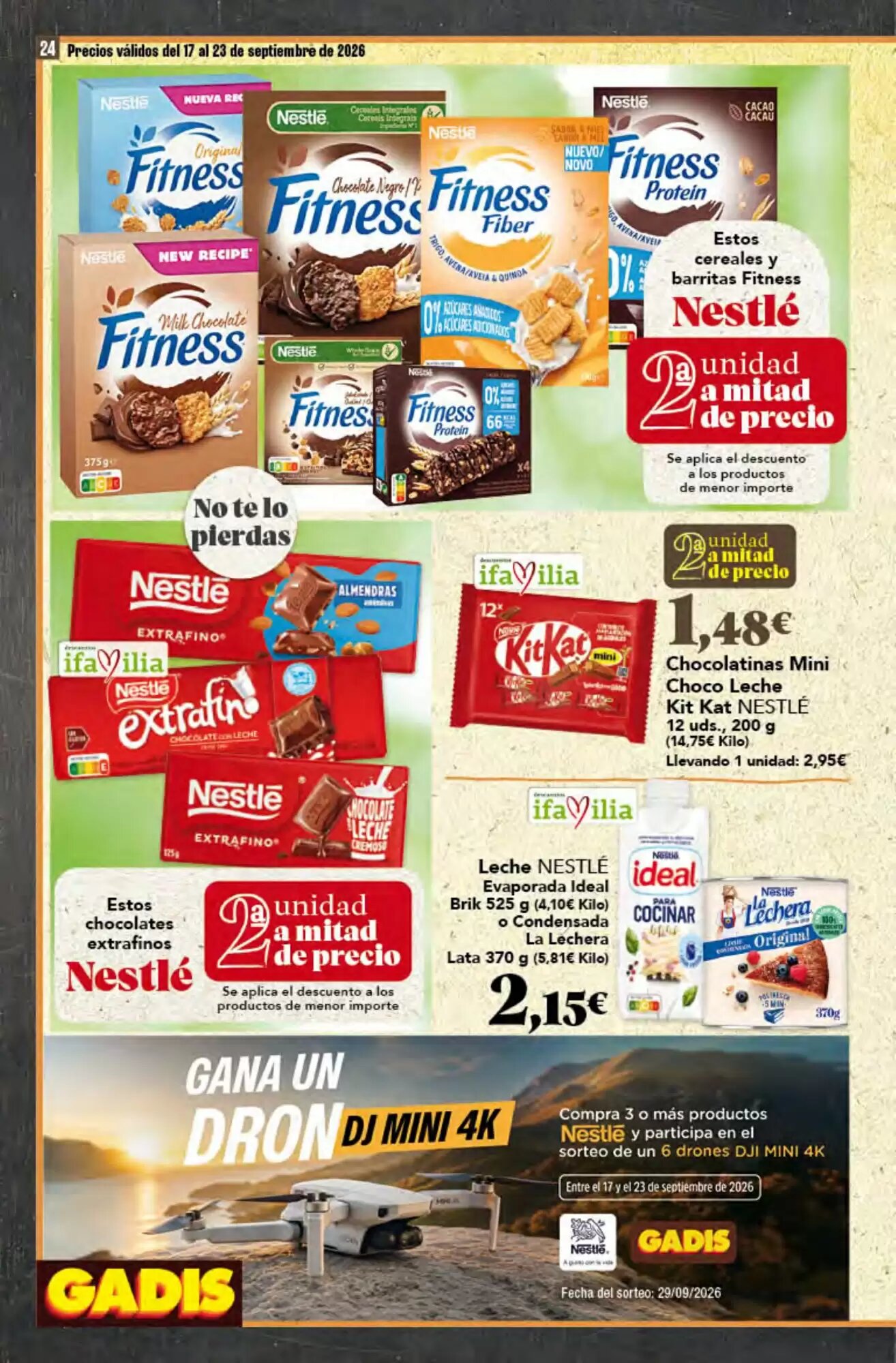 Folleto promocional de Gadis válido desde el 17/09/2026 - Página 24.