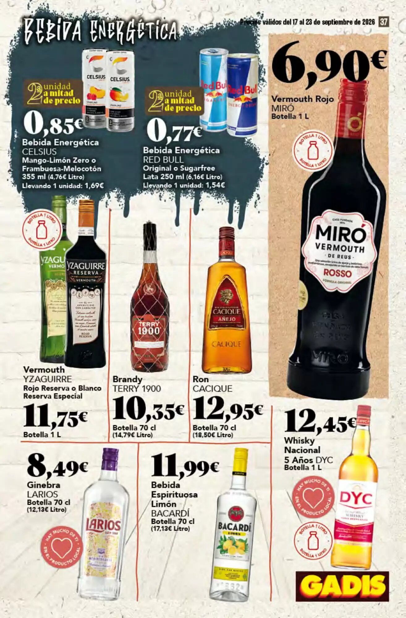 Folleto promocional de Gadis válido desde el 17/09/2026 - Página 37.